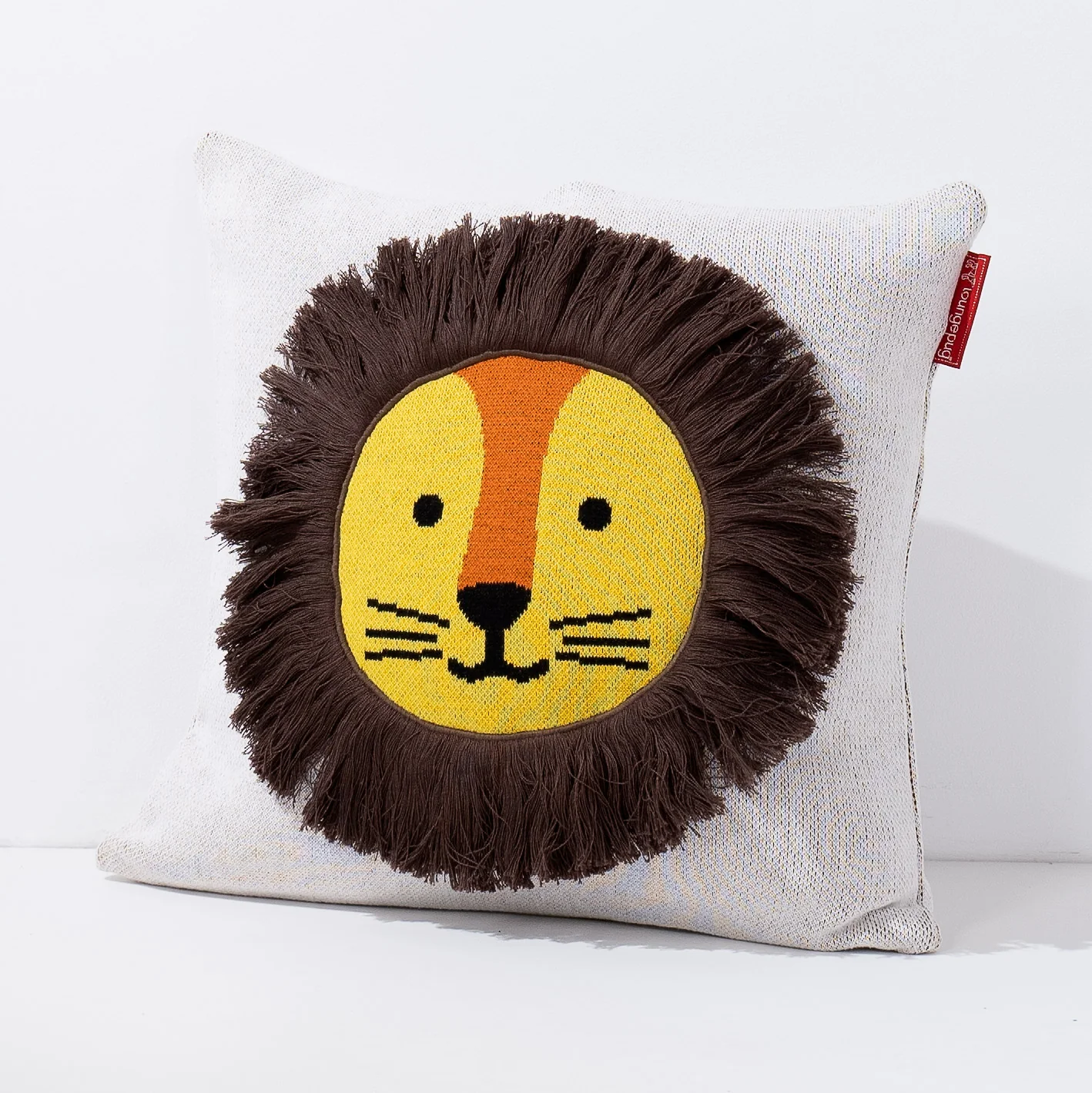 Dekokissen / Sofa Kissenbezug 47 x 47cm - Gestrickte Löwe - Image 2