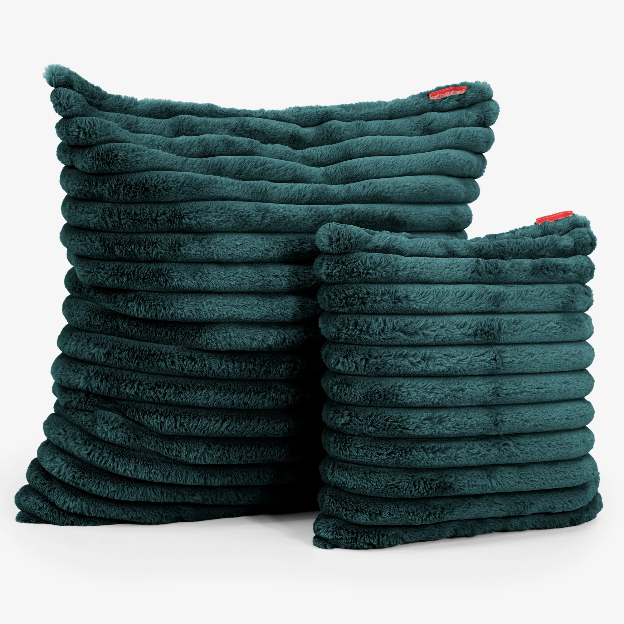 Dekokissen / Sofa Kissenbezug 47 x 47cm - Ultra Plüsch Cord Blaugrün - Image 2