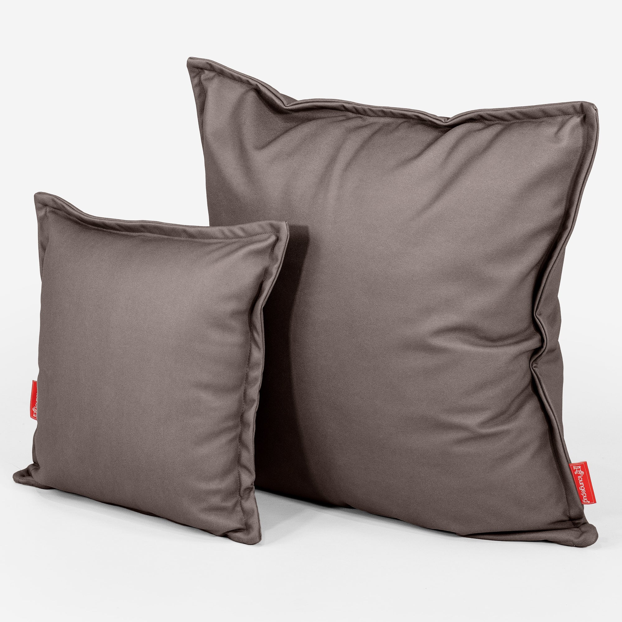 Dekokissen / Sofa Kissenbezug 47 x 47cm - Veganes Leder Schoko - Image 2