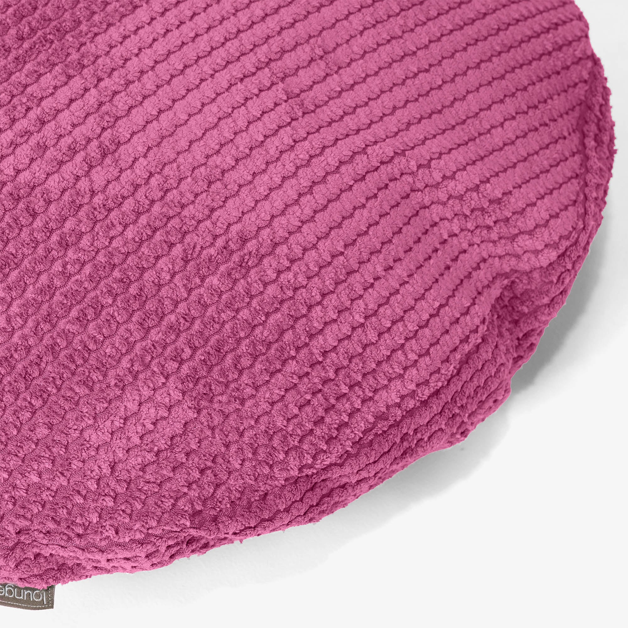 Dekokissen / Sofa Kissenbezug Rund 50cm - Pom-Pom Pink - Image 2