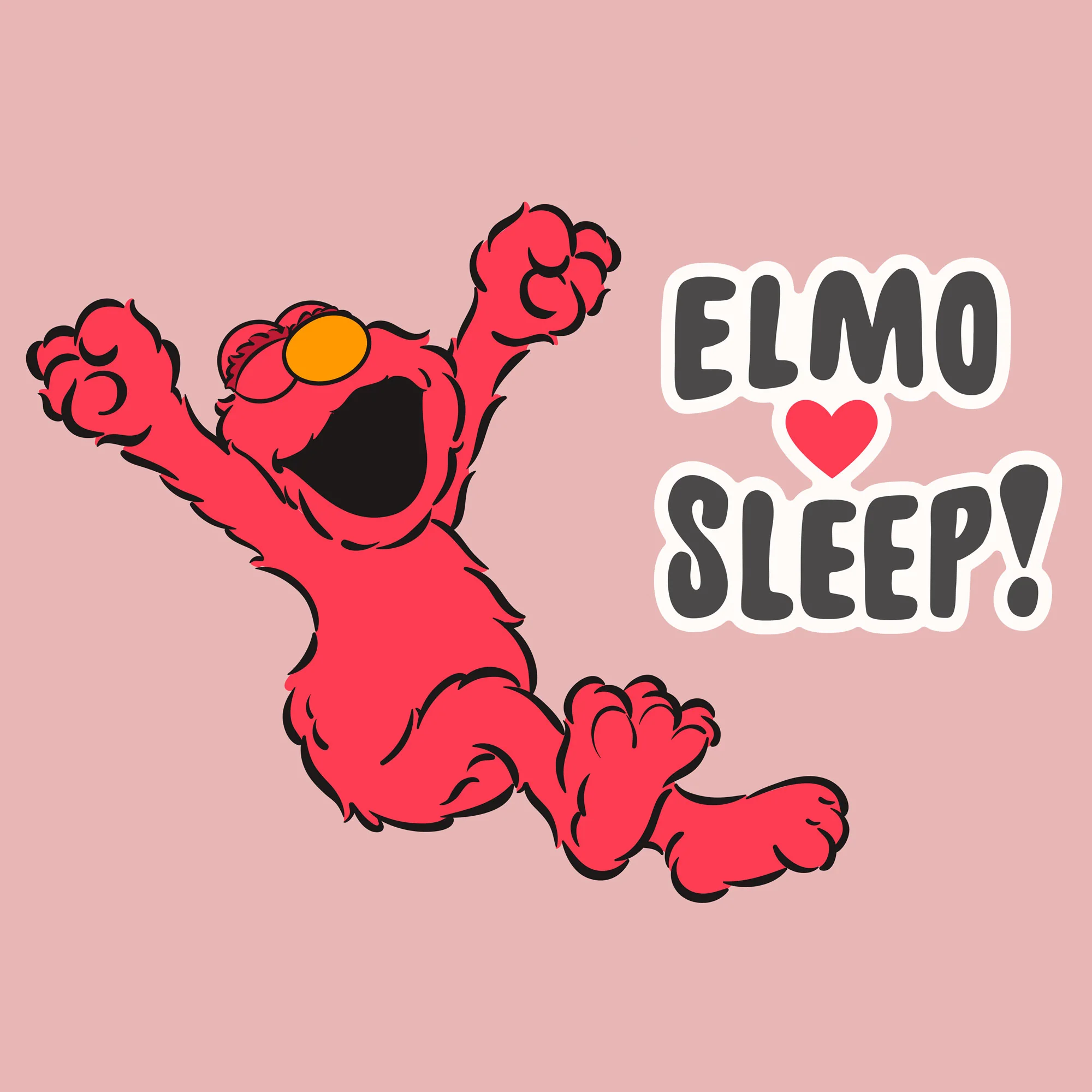 Der Slouchy Kinder Sitzsack 2-6 Jahre - Elmo Schläft - Image 4