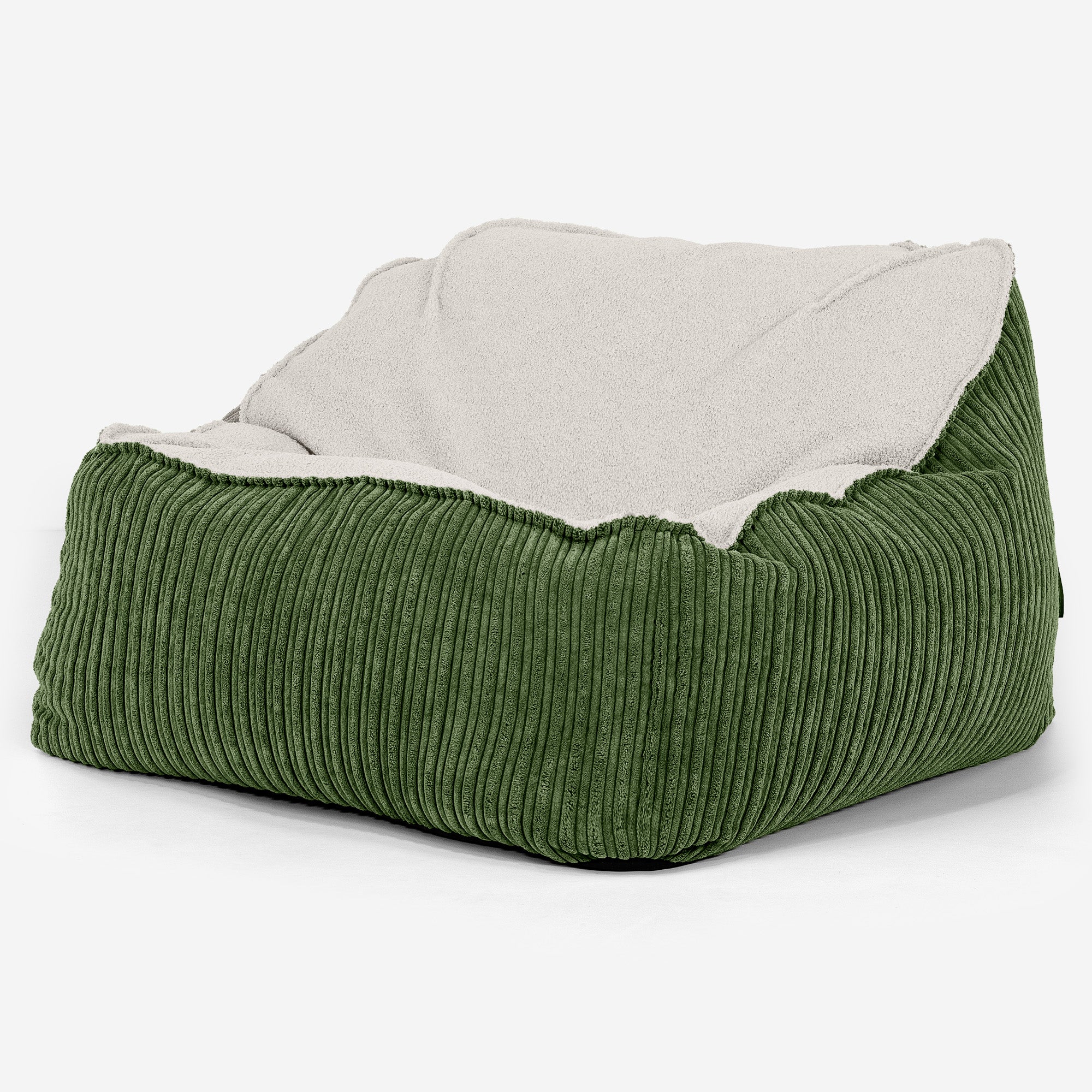 Der Slouchy Sitzsack Sessel Ersatz Bezug - Bouclé & Cord - Image 2