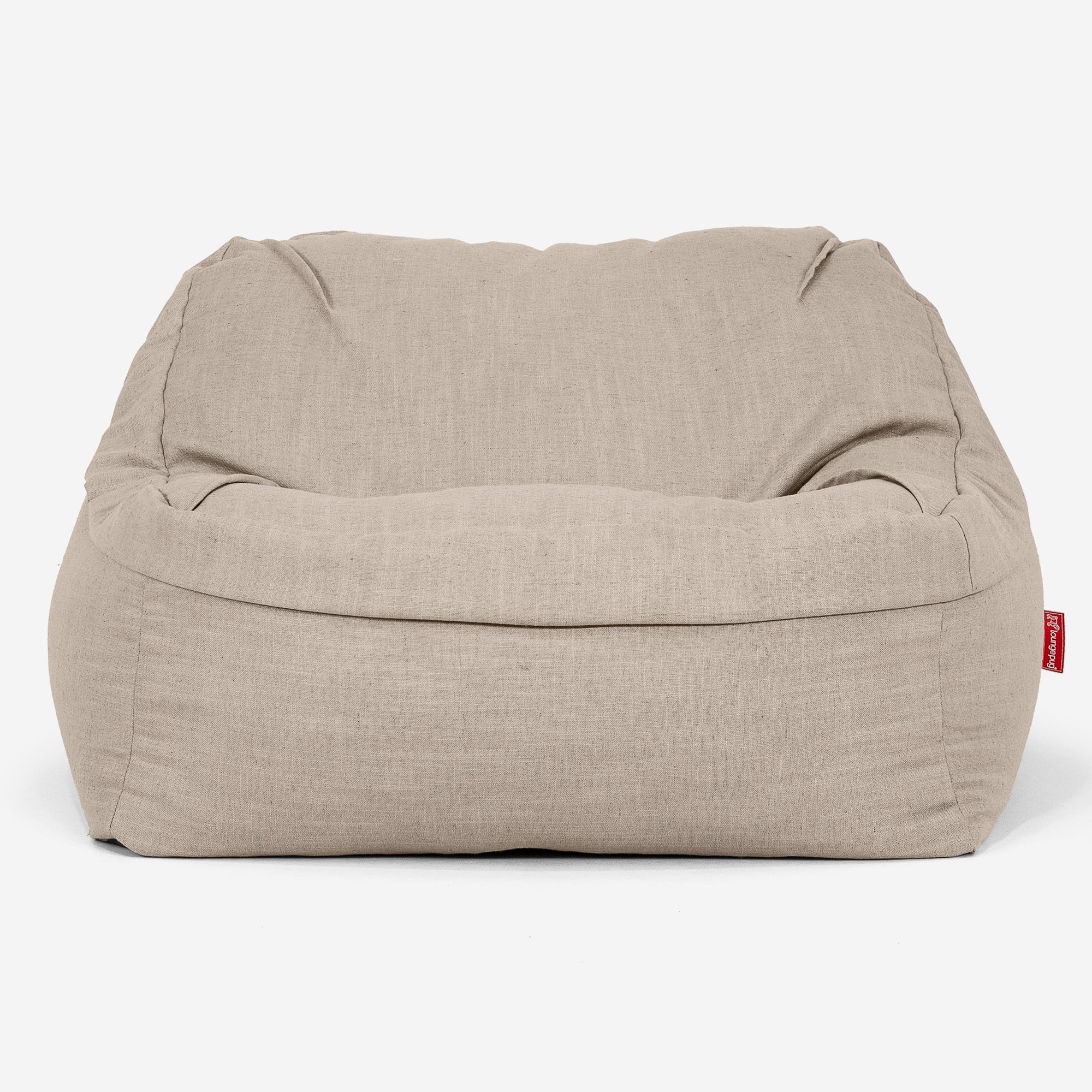 Der Slouchy Sitzsack Sessel - Leinenlook Creme - Image 2
