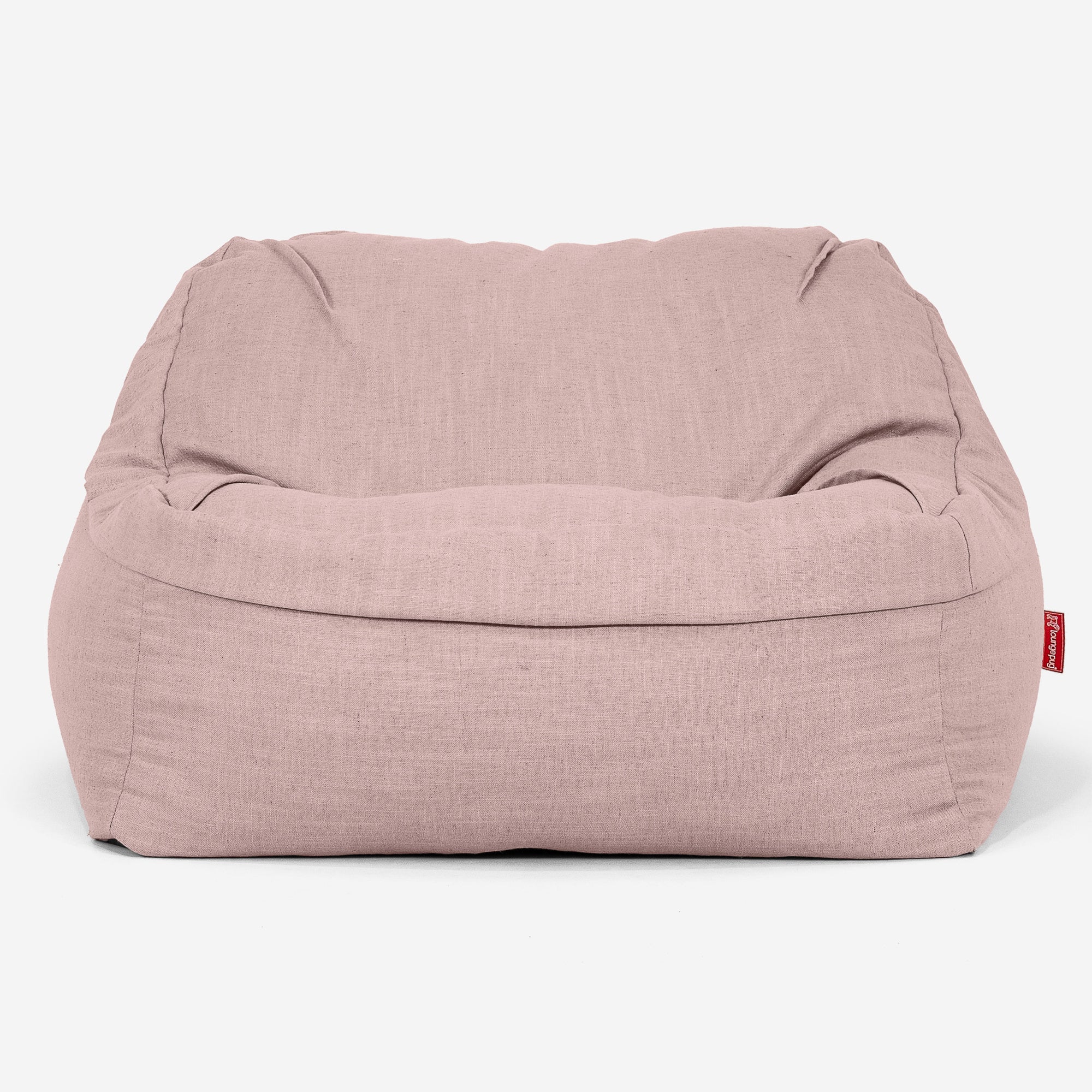 Der Slouchy Sitzsack Sessel - Leinenlook Rose - Image 2