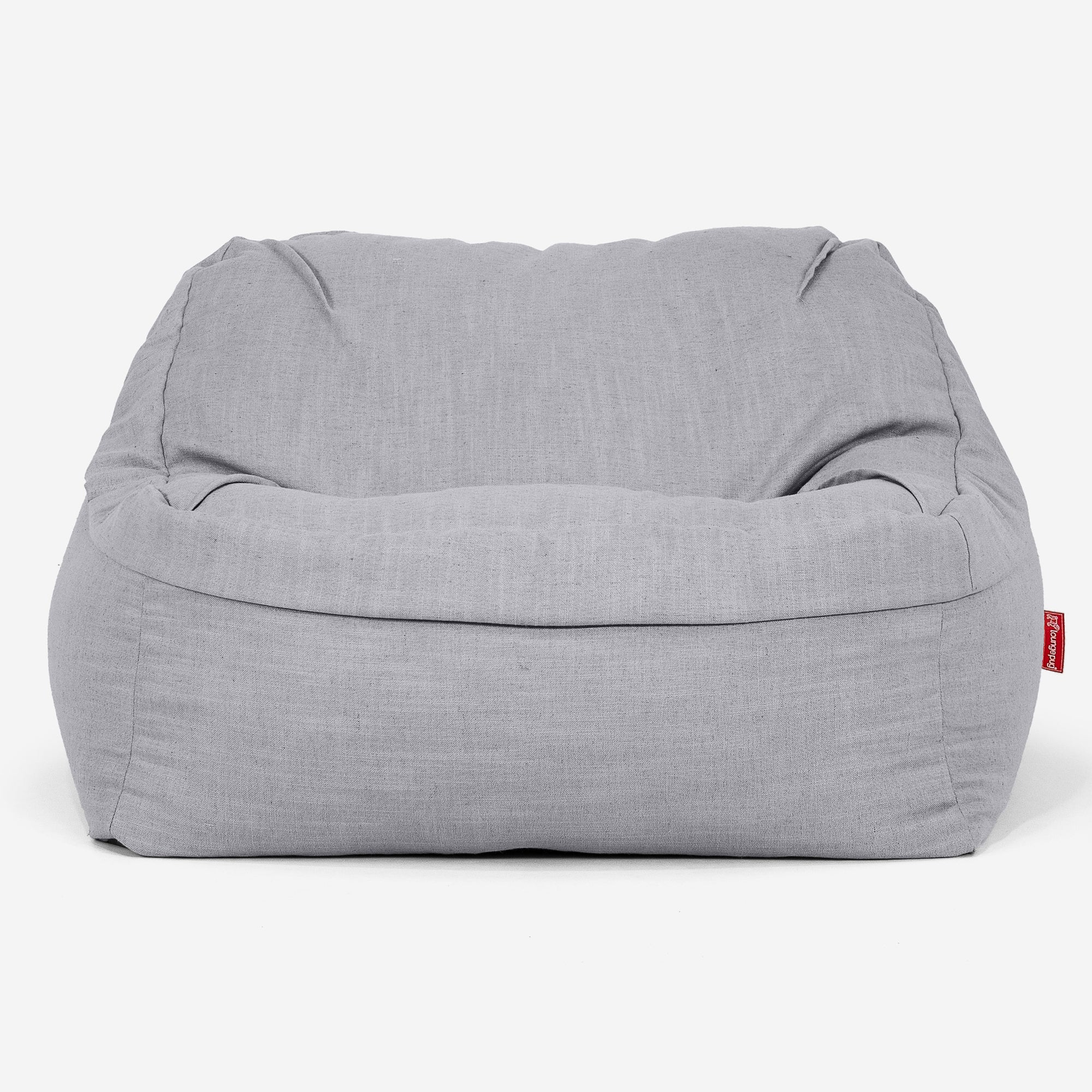 Der Slouchy Sitzsack Sessel - Leinenlook Silber - Image 2