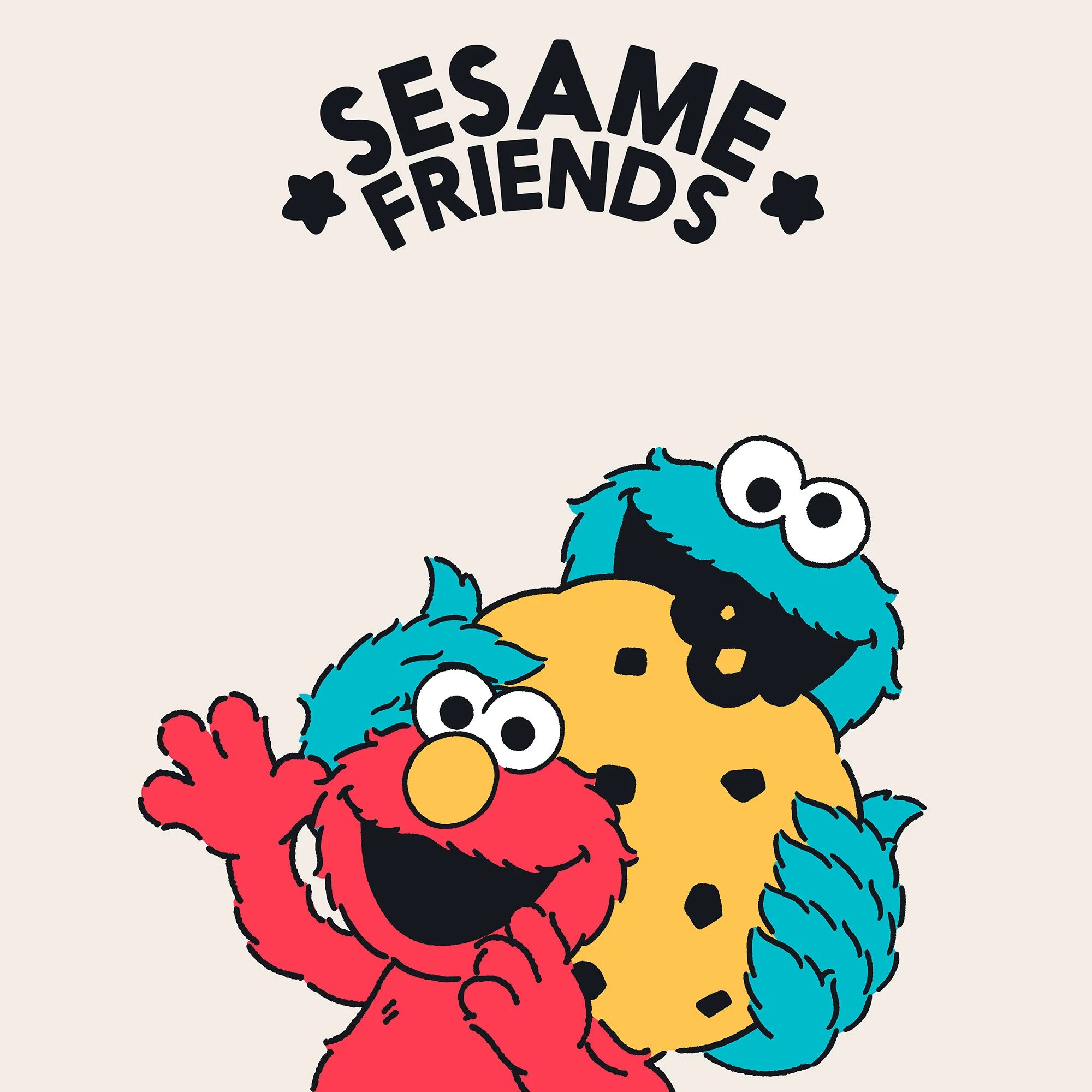 Der Slouchy Sitzsack Sessel - Sesame Friends - Image 4