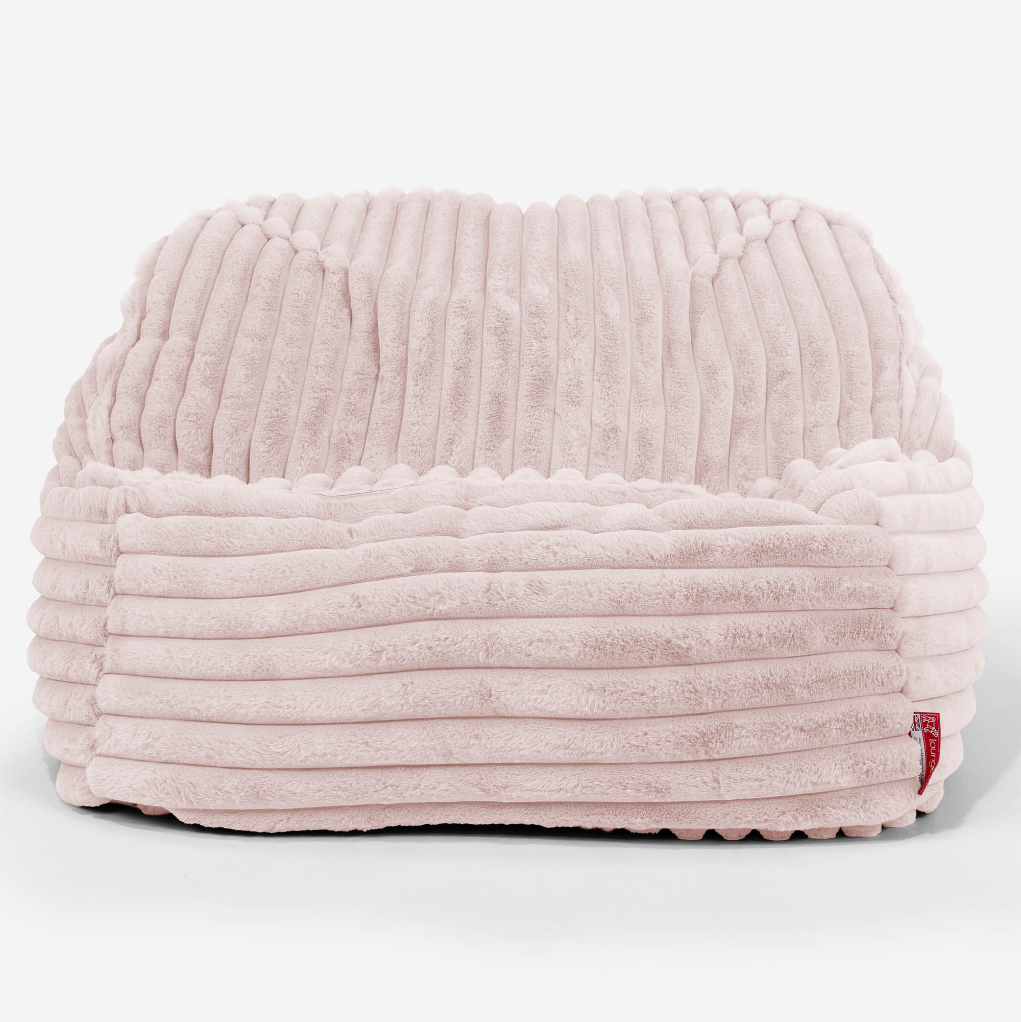 Der Slouchy Sitzsack Sessel - Ultra Plüsch Cord Pastellrosa - Image 2