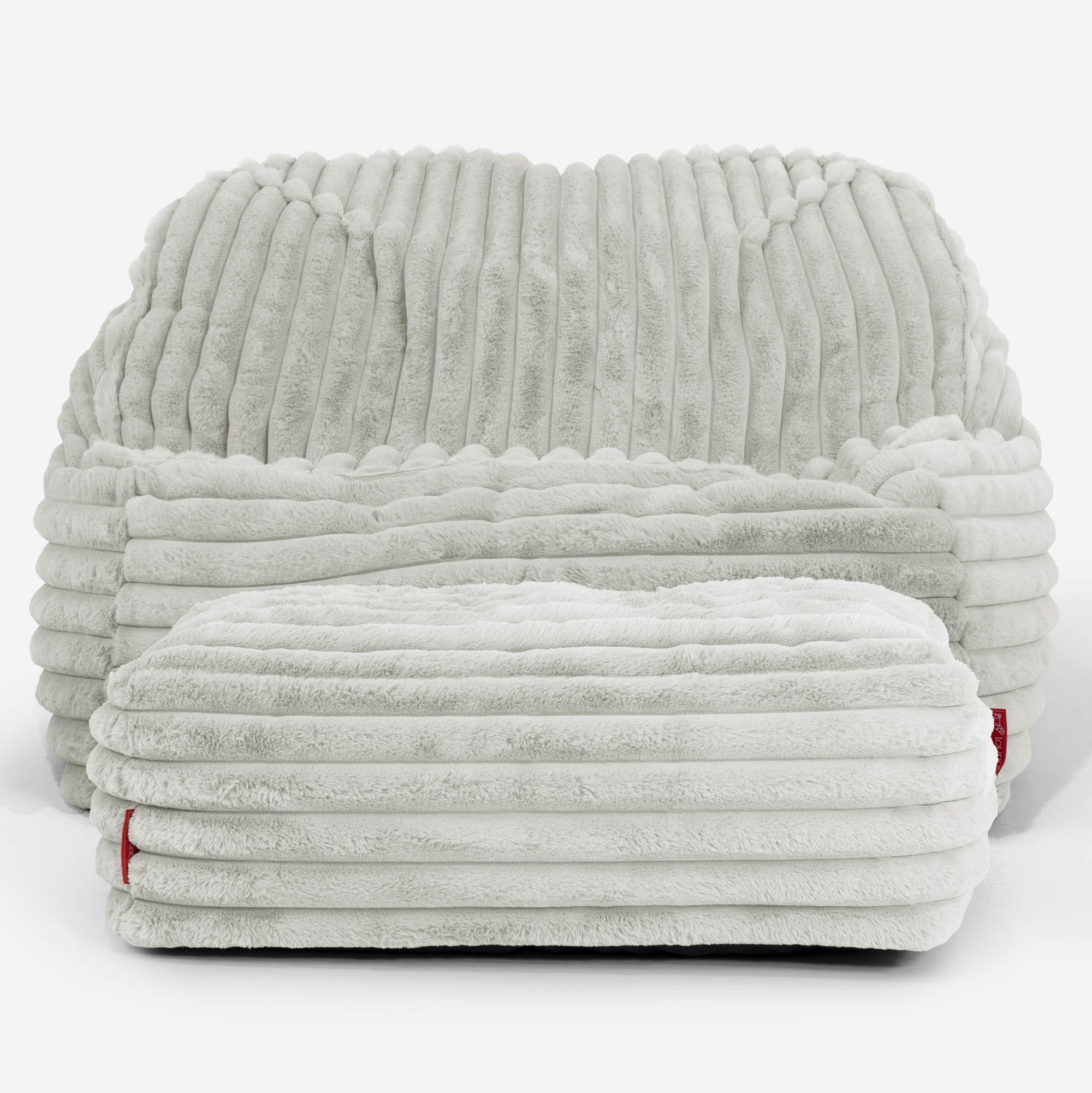 Der Slouchy Sitzsack Sessel - Ultra Plüsch Cord Salbeigrün - Image 3