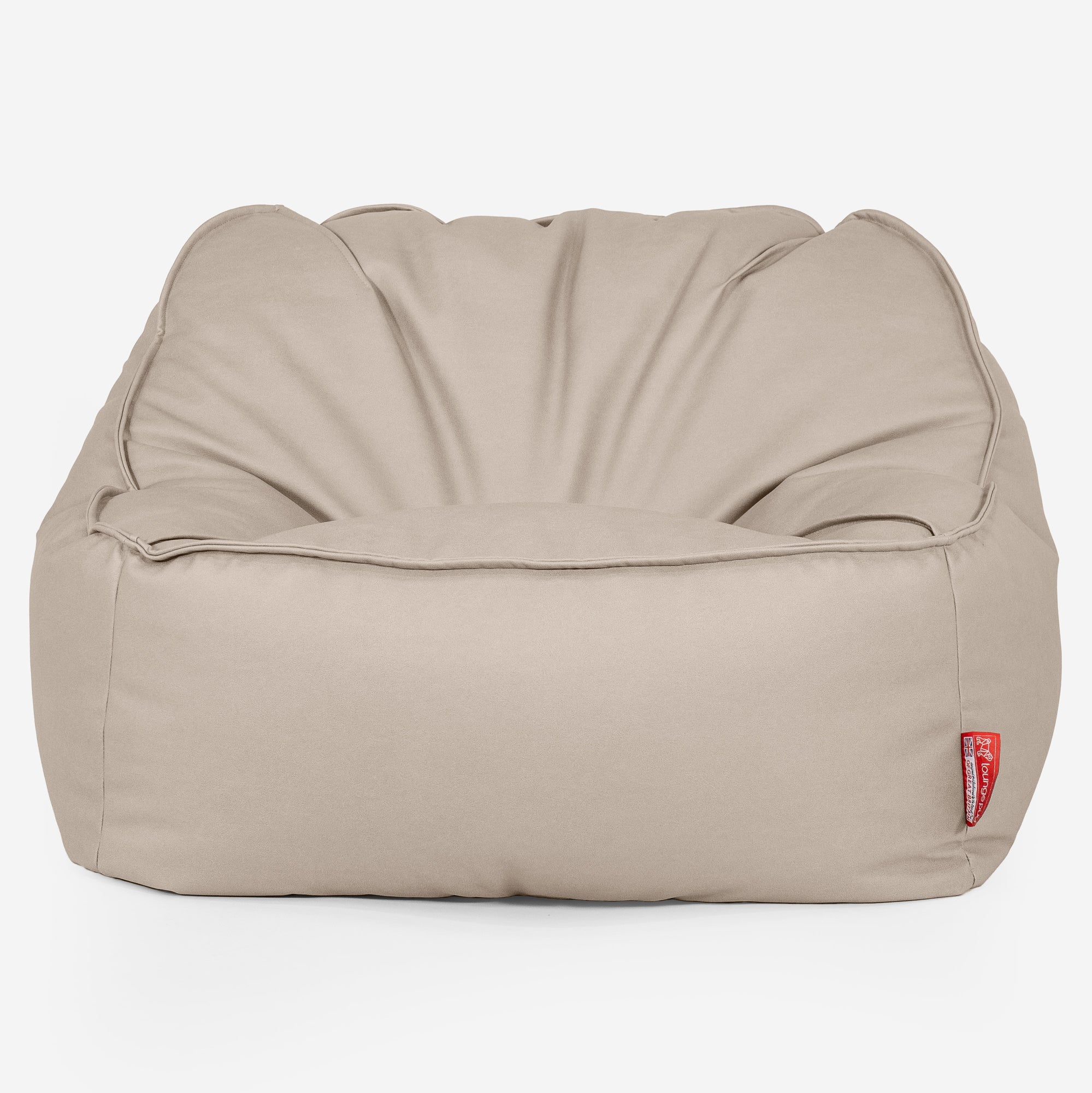 Der Slouchy Sitzsack Sessel - Veganes Leder Elfenbein - Image 2