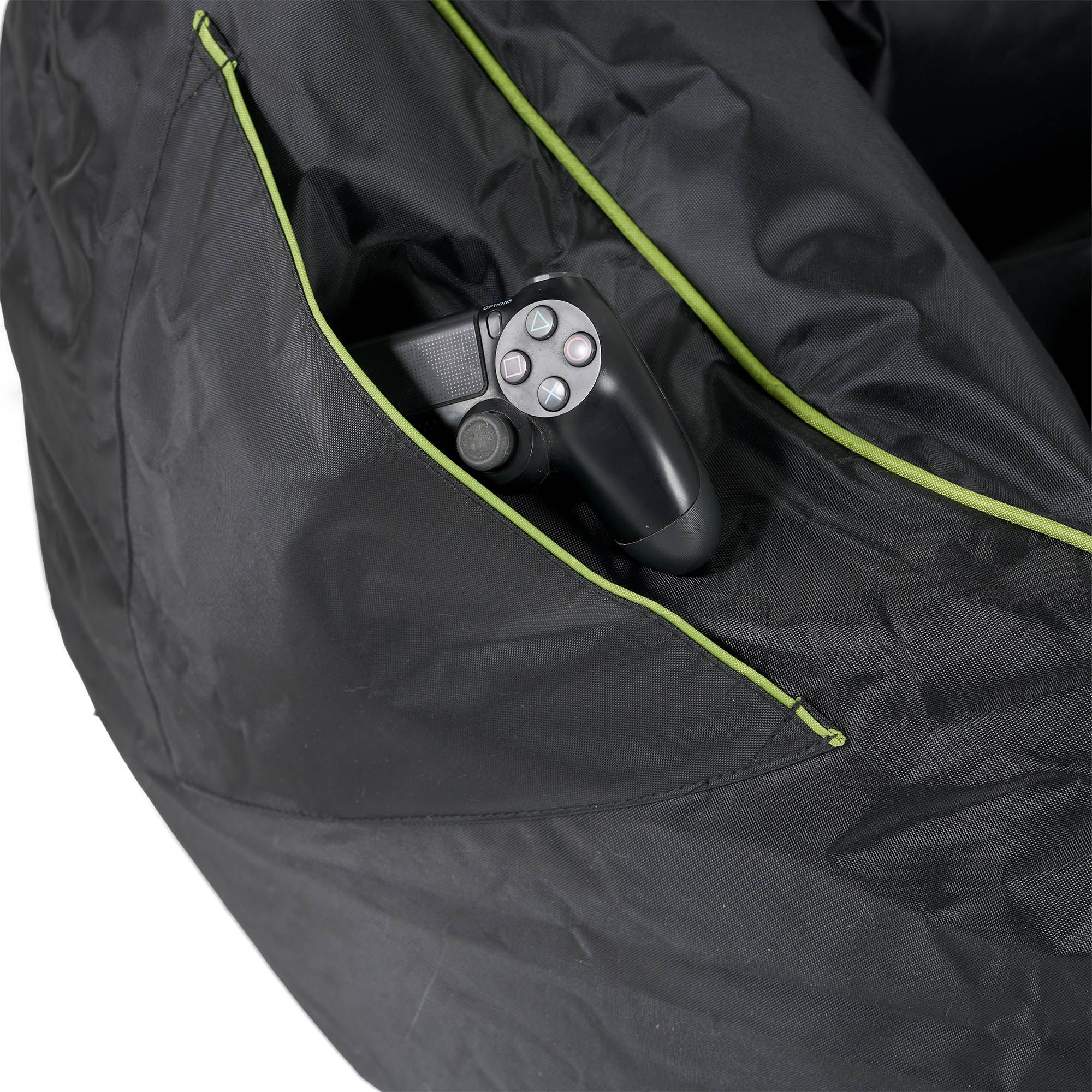Egg Gaming Sitzsack - Schwarz / Grün - Image 4