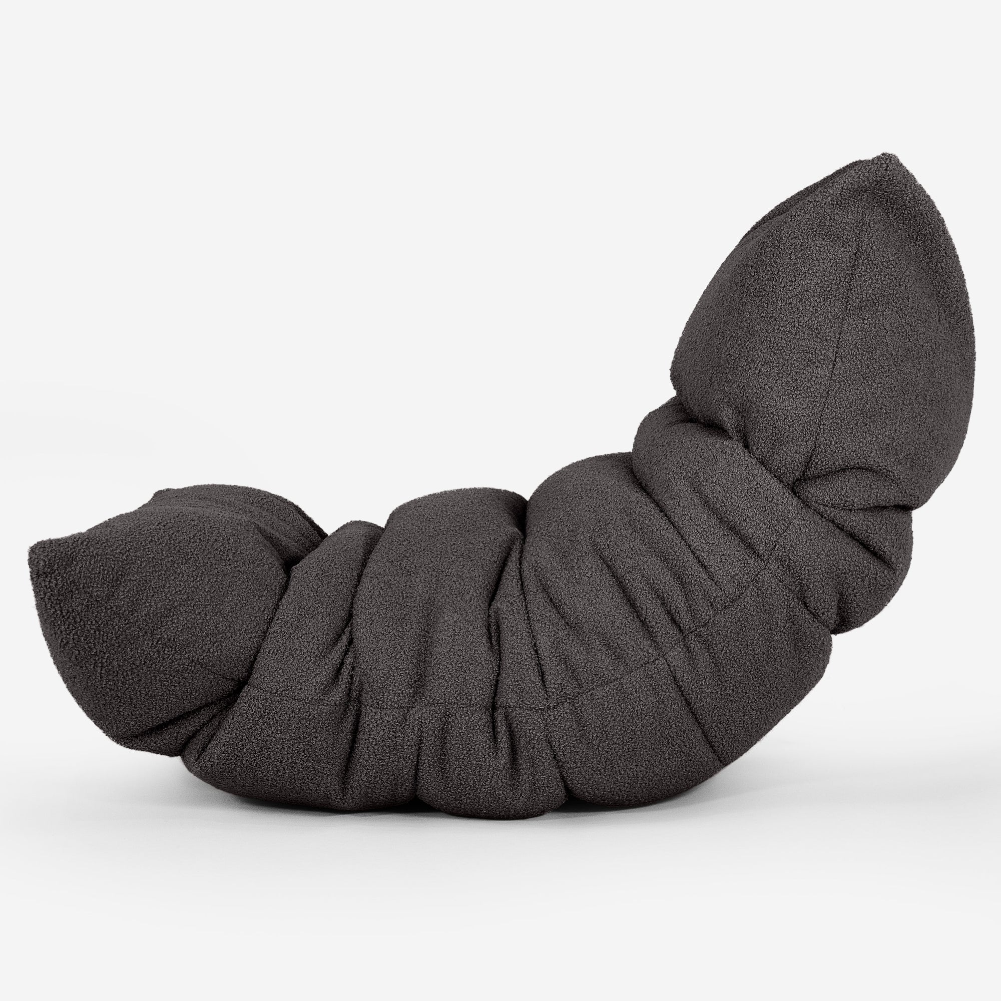 Eva Lounge Sitzsack - Bouclé Graphitgrau - Image 2