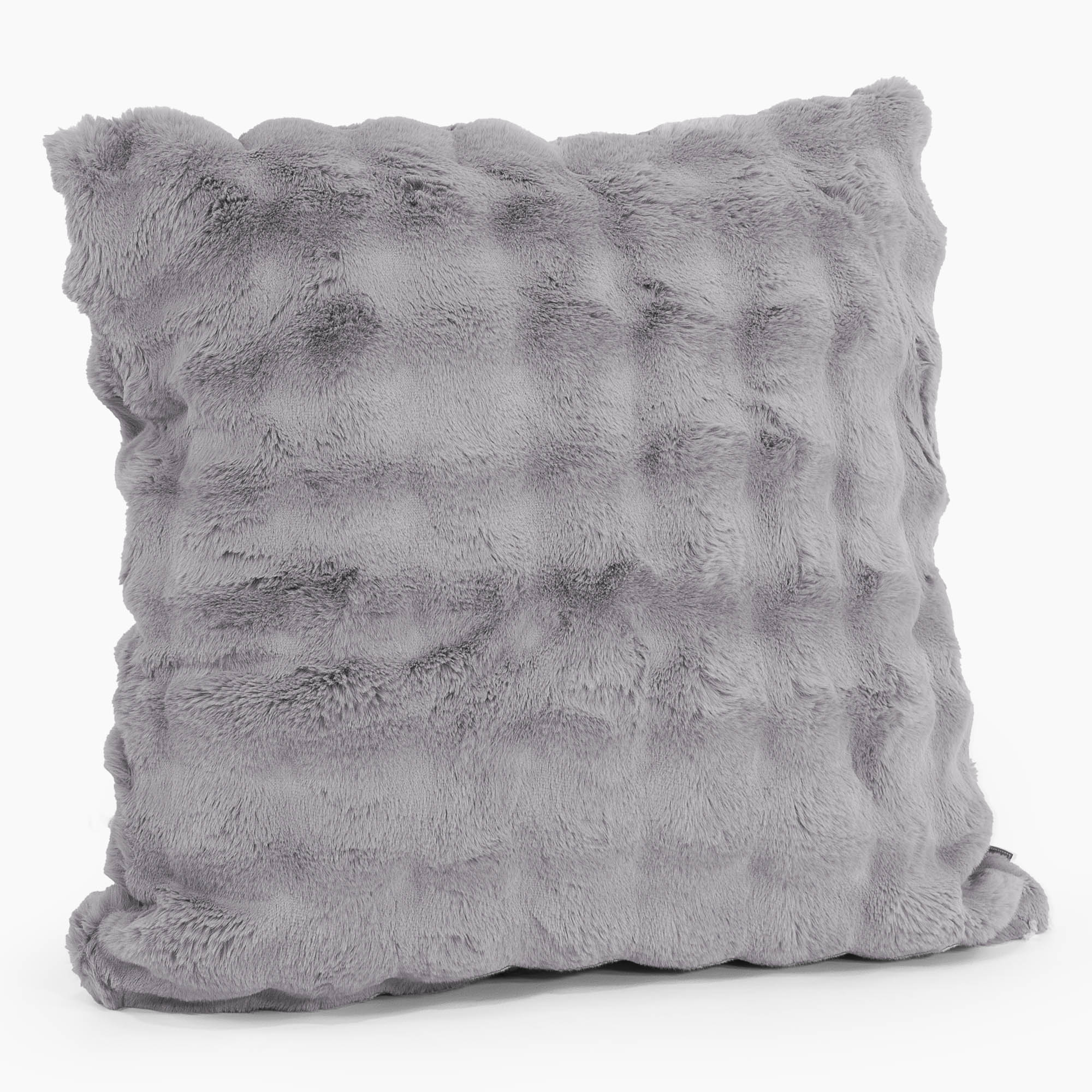 Extra Große Dekokissen / Sofa Kissenbezug 70 x 70cm - Bubble Pelz Grau - Image 2