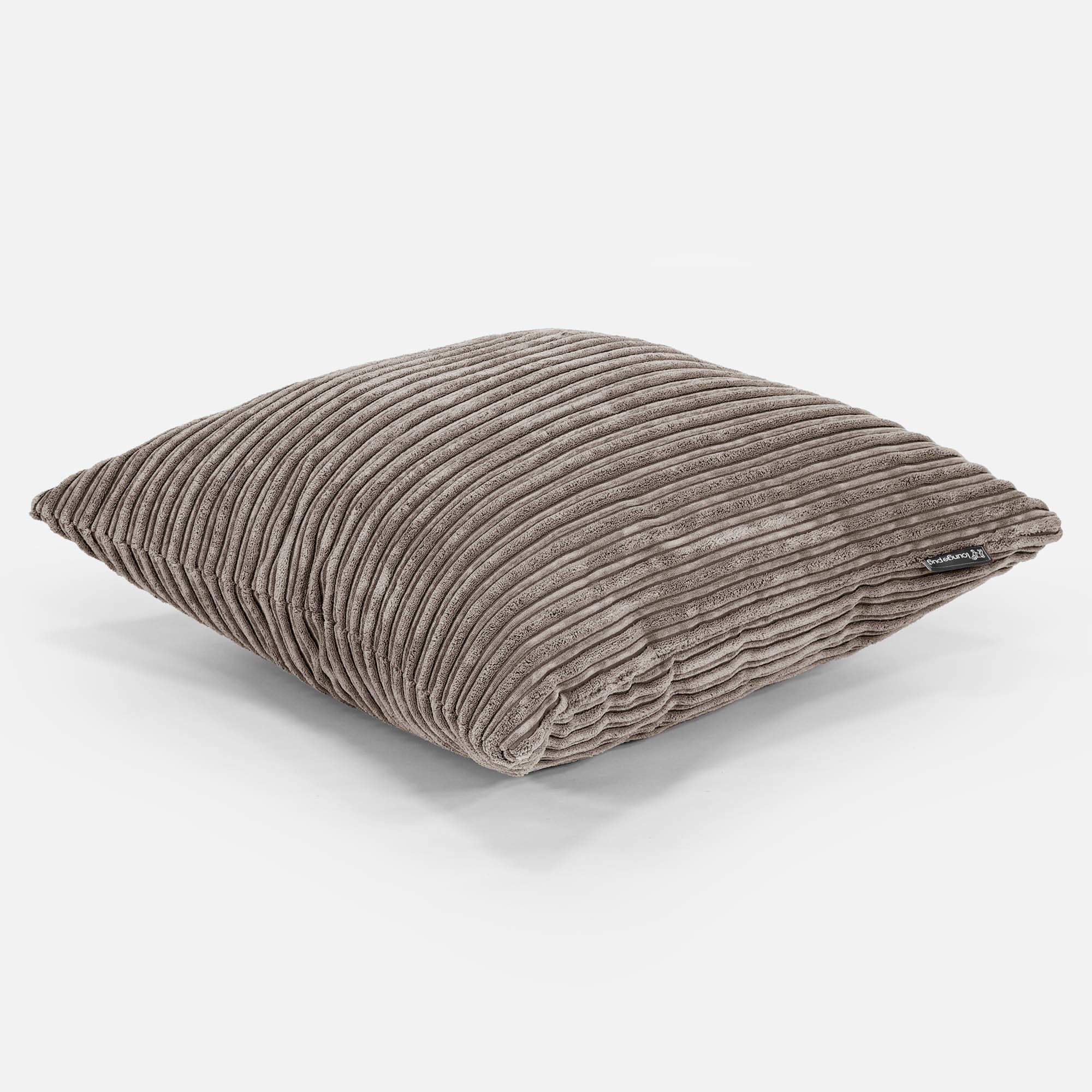 Extra Große Dekokissen / Sofa Kissenbezug 70 x 70cm - Cord Beigegrau - Image 2