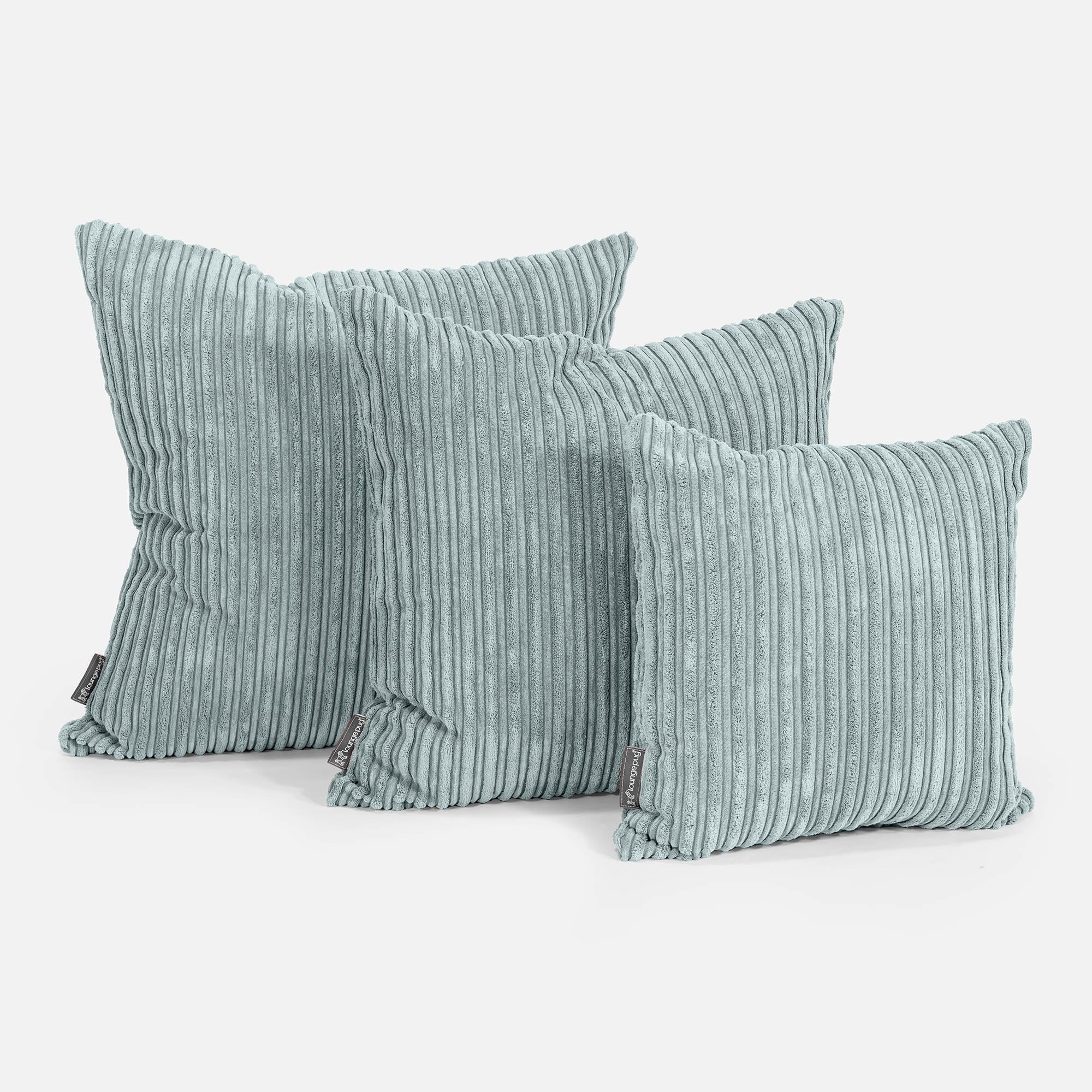 Extra Große Dekokissen / Sofa Kissenbezug 70 x 70cm - Cord Mintgrün - Image 2
