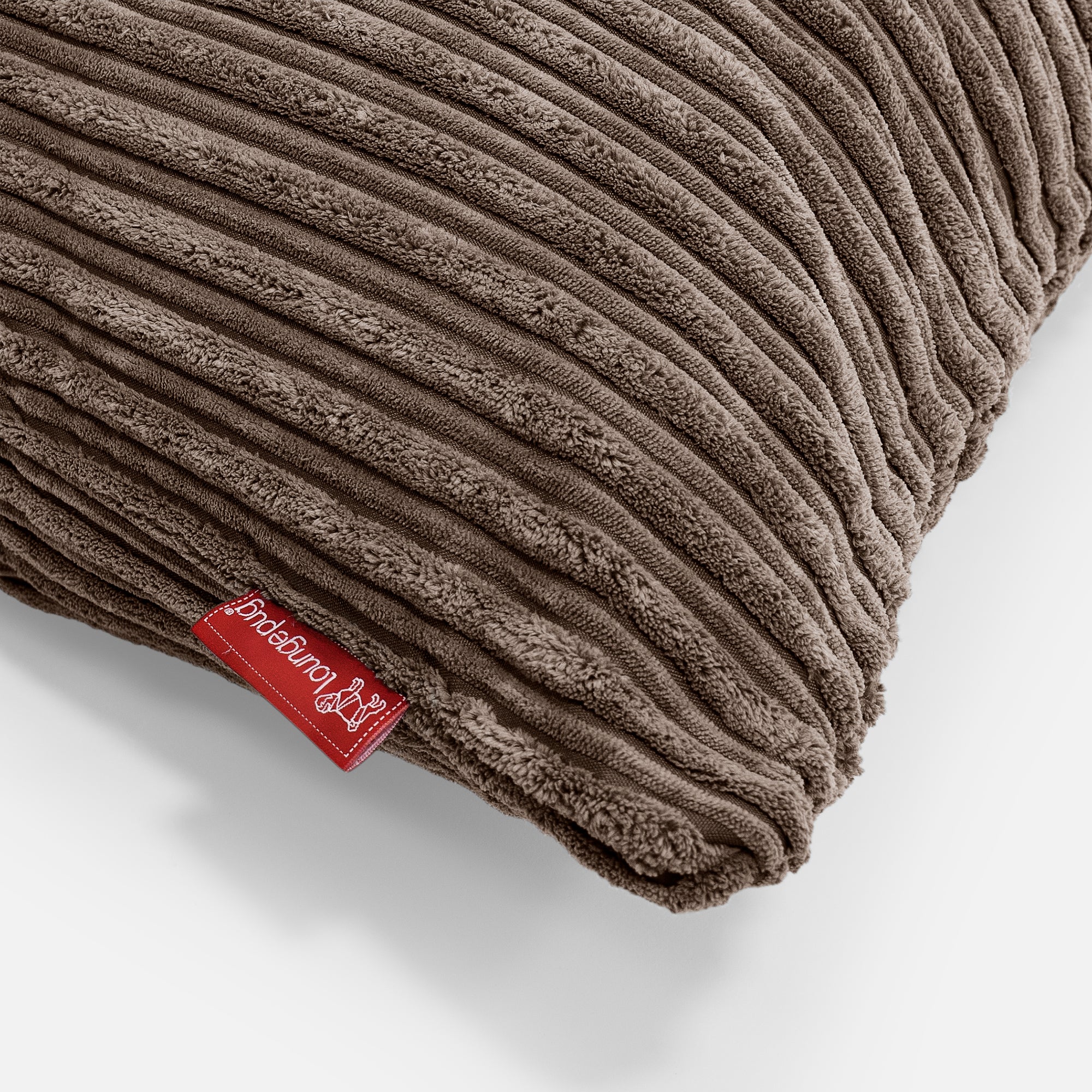 Extra Große Dekokissen / Sofa Kissenbezug 70 x 70cm - Cord Mocca - Image 3