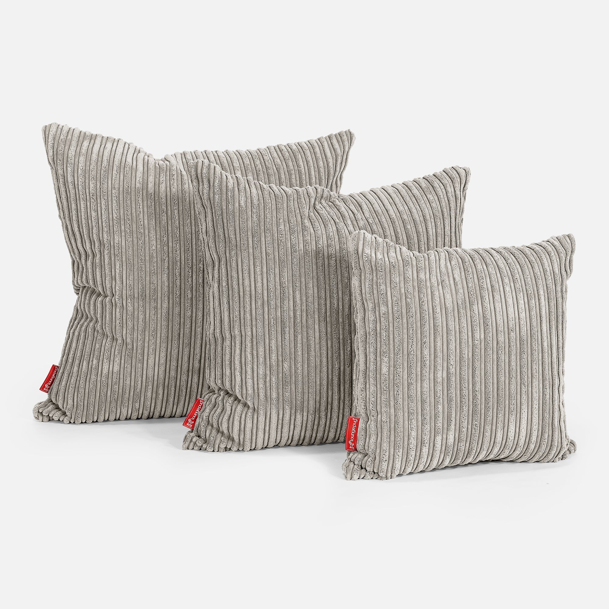Extra Große Dekokissen / Sofa Kissenbezug 70 x 70cm - Cord Nerzfarben - Image 2