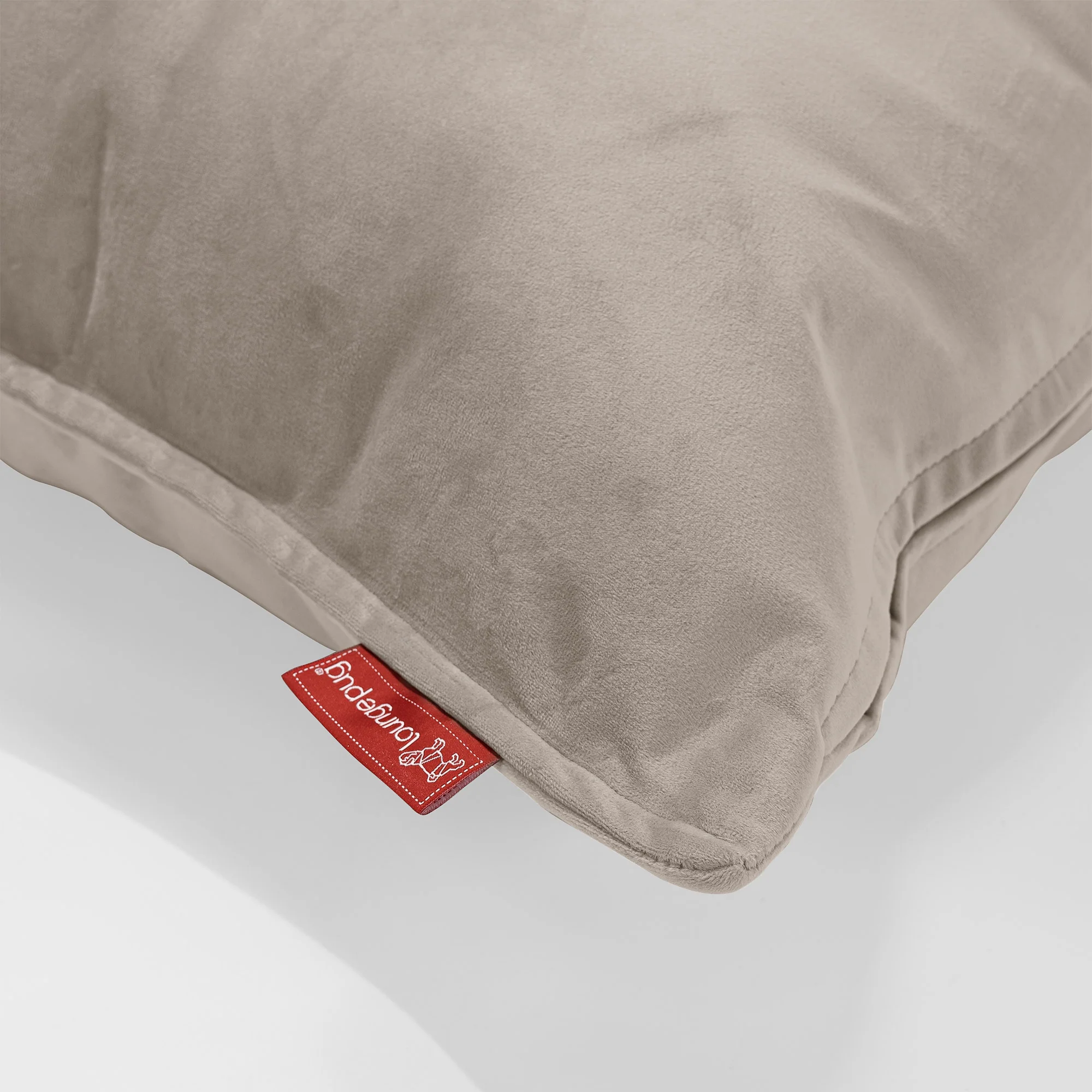 Extra Große Dekokissen / Sofa Kissenbezug 70 x 70cm - Samt Nerzfarben - Image 3