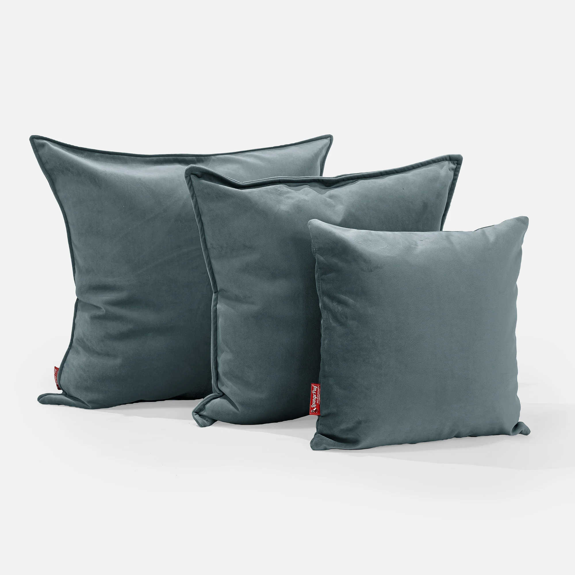 Extra Große Dekokissen / Sofa Kissenbezug 70 x 70cm - Samt Türkis - Image 2