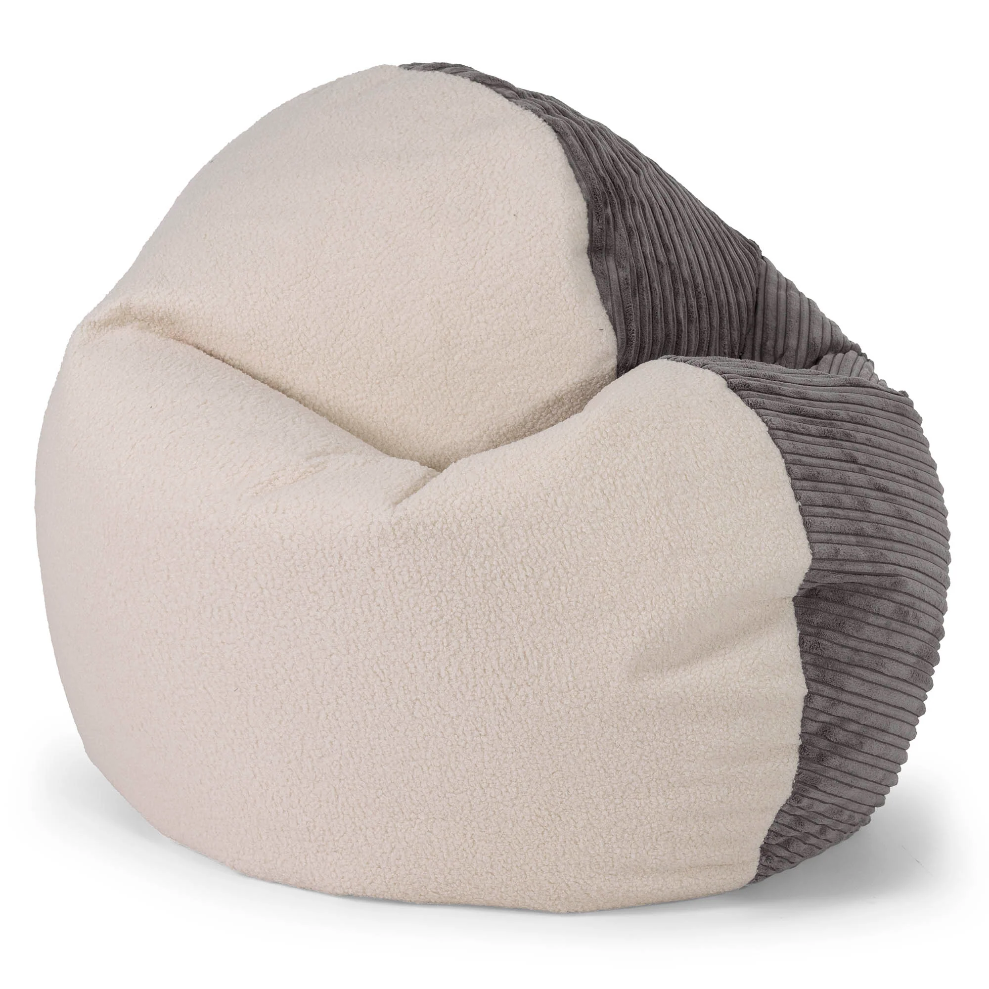 Flexiforma Kinder Sitzsackstuhl für Kleinkinder 1-3 Jahre Ersatz Bezug - Bouclé & Cord - Image 3