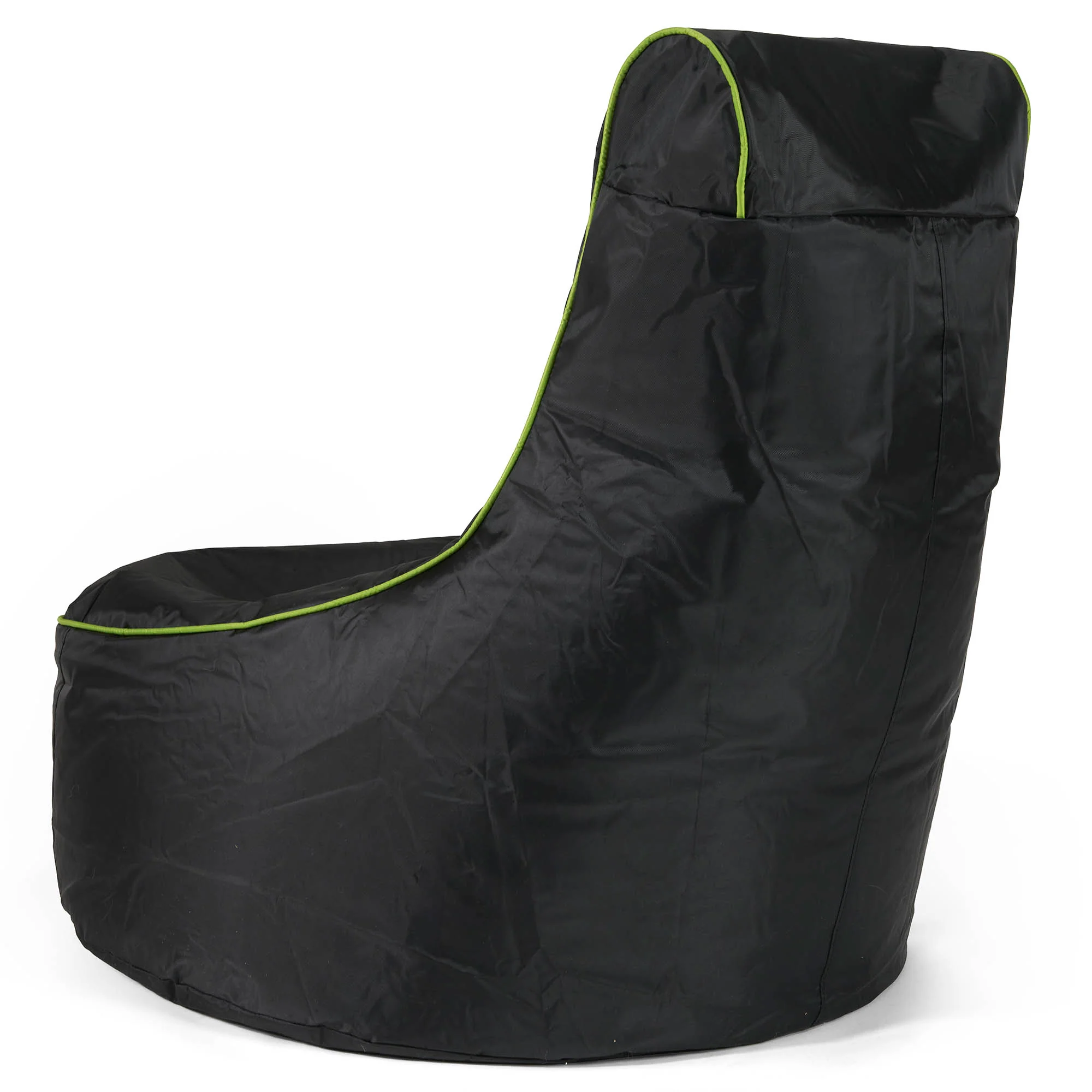 Gaming Sitzsack im Autositz-Stil - Schwarz / Grün - Image 6