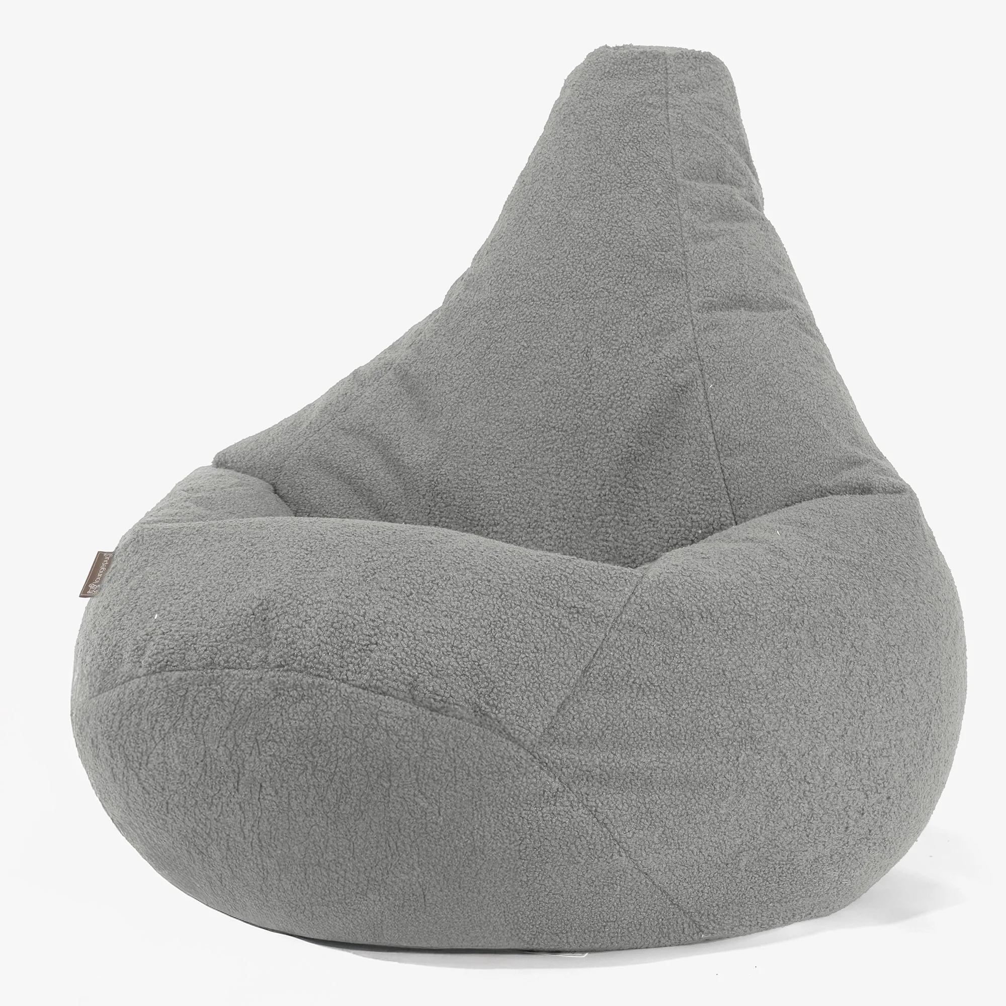 Gaming Sitzsack Sessel - Bouclé Grau - Image 2
