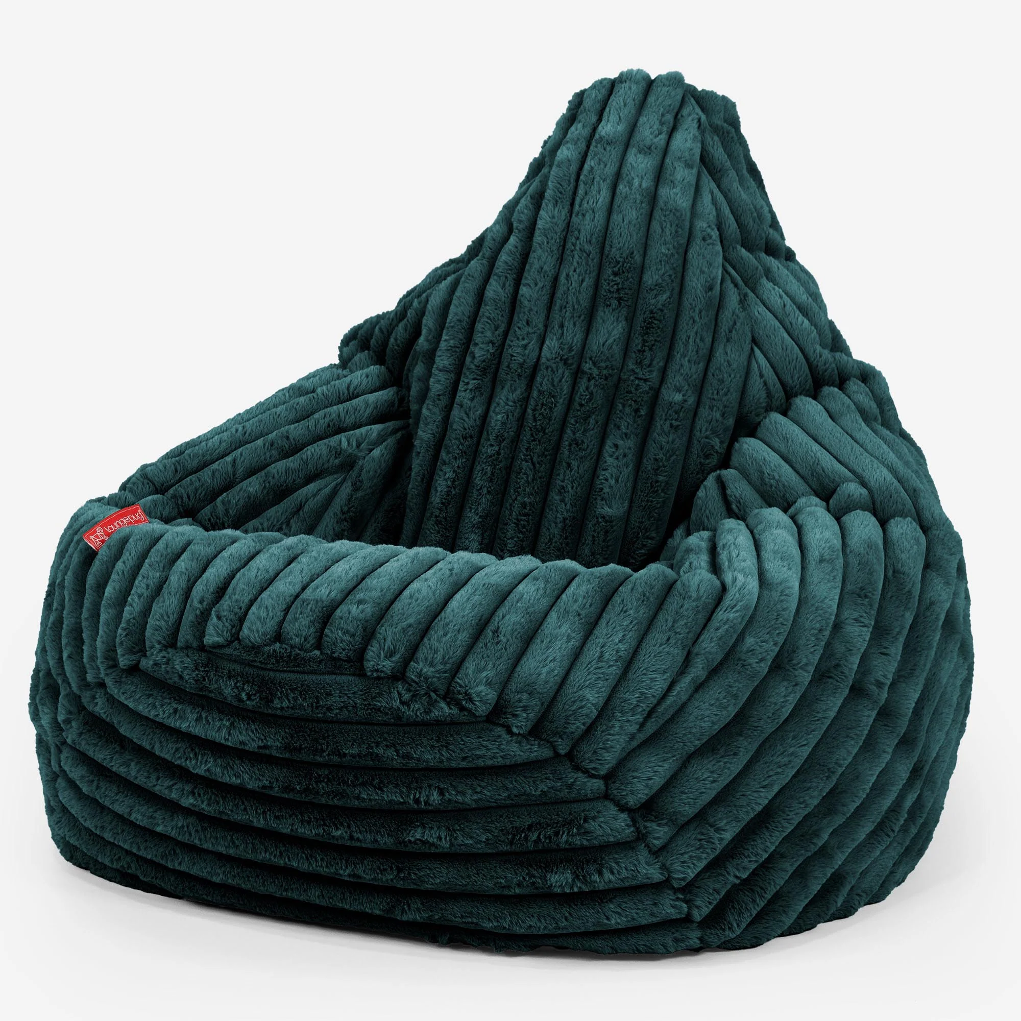 Gaming Sitzsack Sessel - Ultra Plüsch Cord Blaugrün - Image 2