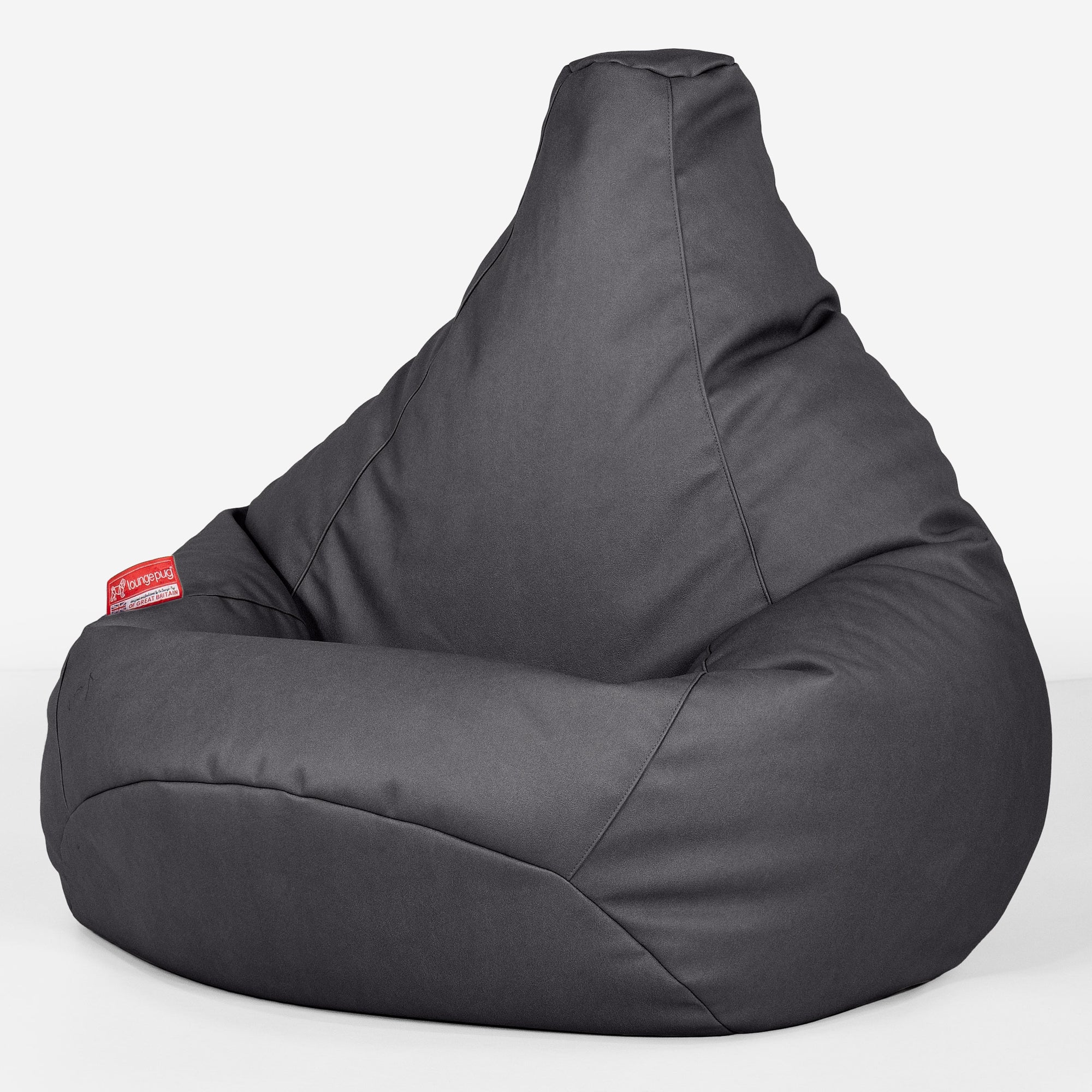 Gaming Sitzsack Sessel - Veganes Leder Schwarz - Image 2