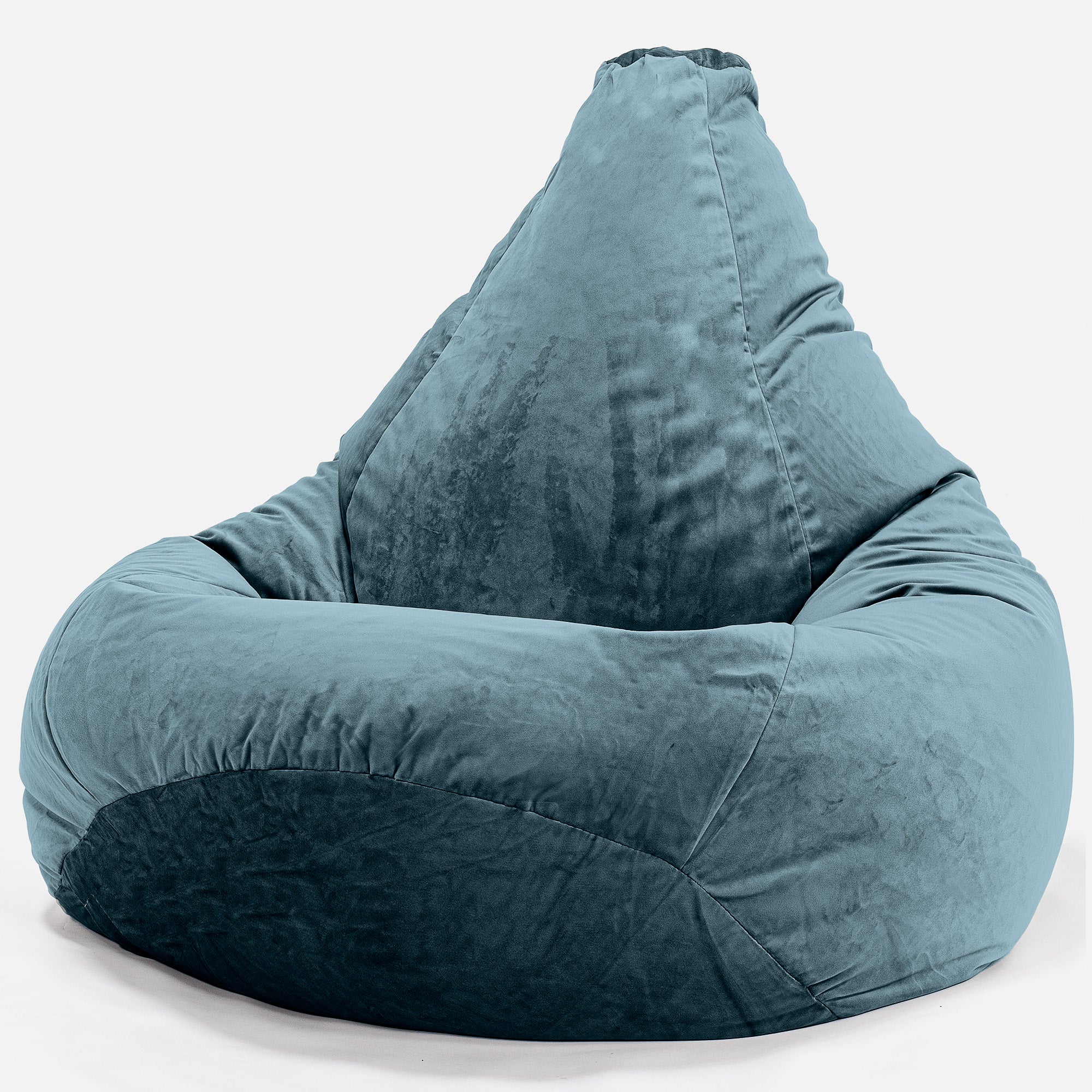 Gaming Sitzsack Sessel - Samt Türkis - Image 2