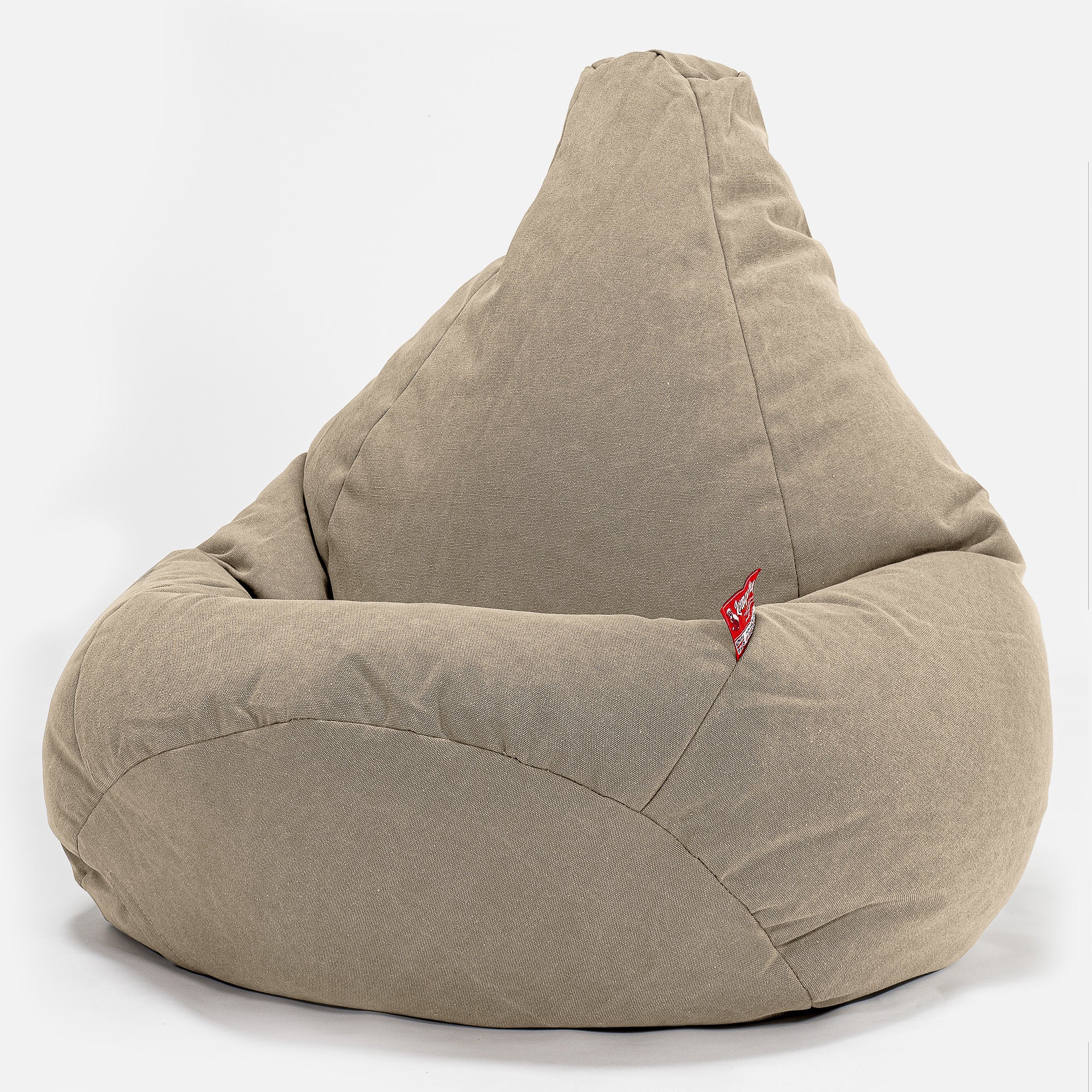Gaming Sitzsack Sessel - Stonewashed-stoff Erde Braun - Image 2
