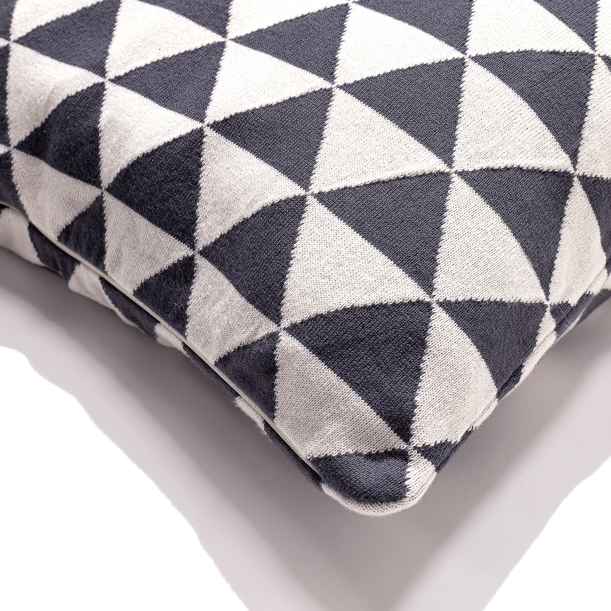 Dekokissen / Sofa Kissenbezug 47 x 47cm - Gestrickte Geo - Image 2