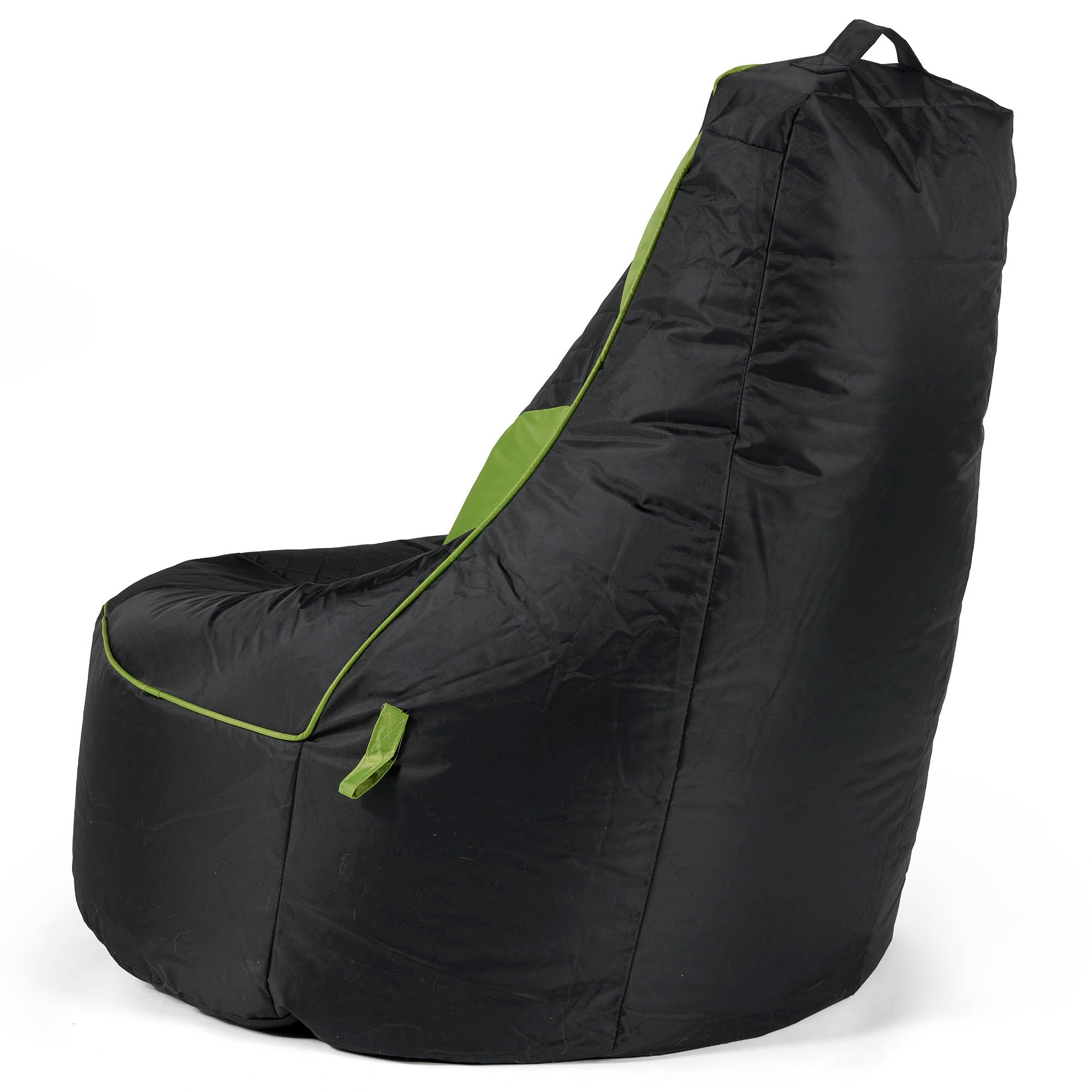 Gesteppter Gaming Sitzsack - Schwarz / Grün - Image 3