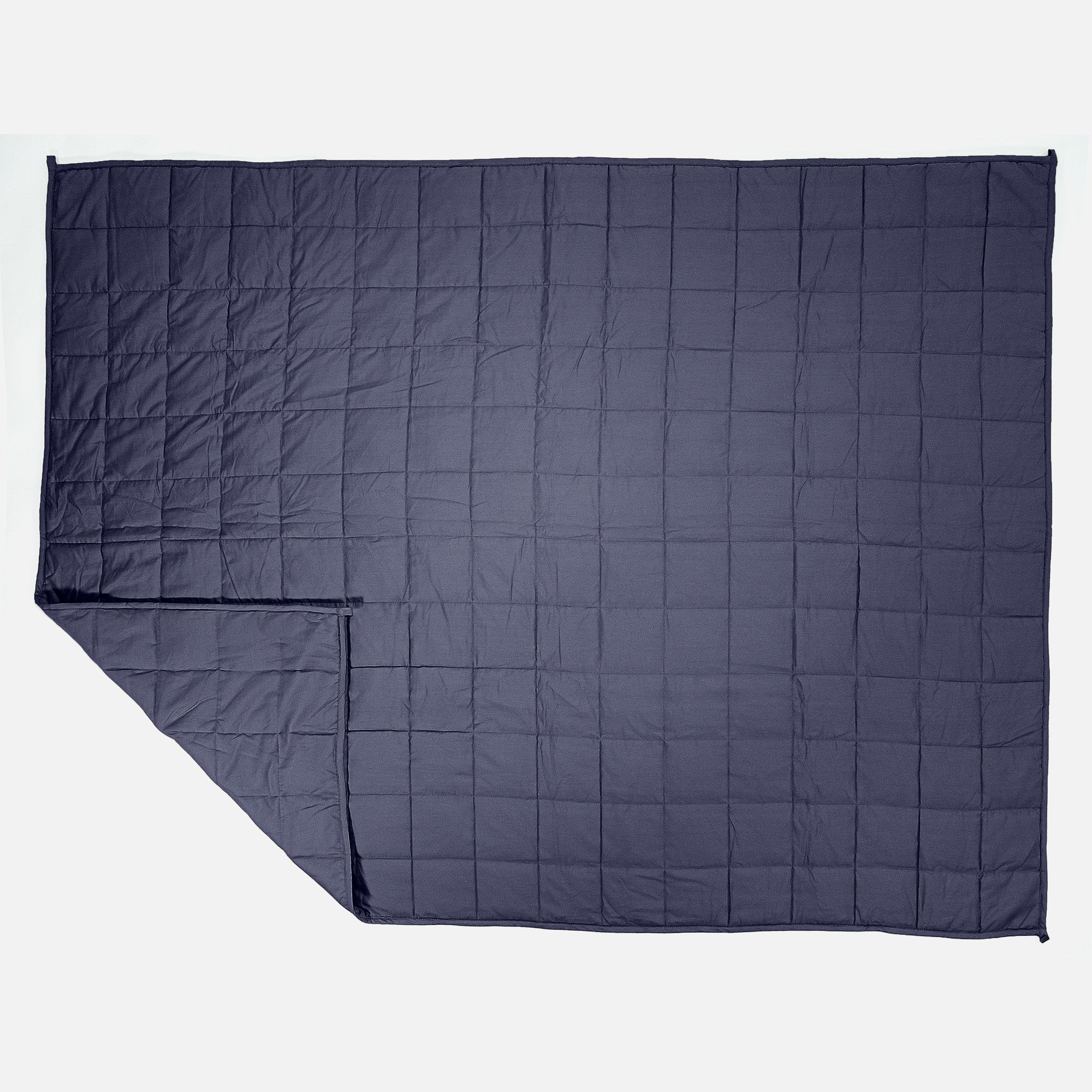 Gewichtsdecke für Erwachsene - Baumwolle Dunkelblau - Image 3