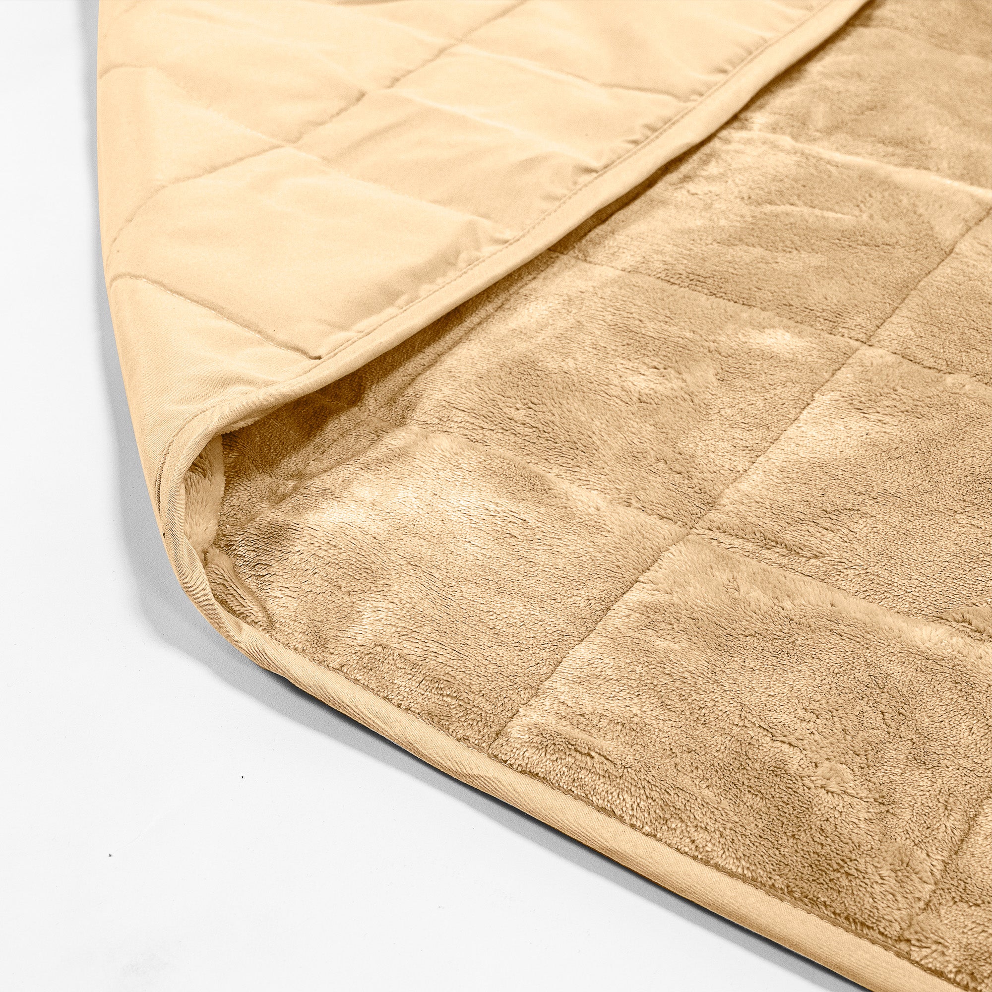 Gewichtsdecke für Erwachsene - Flanell-Fleece Nerzfarben - Image 2