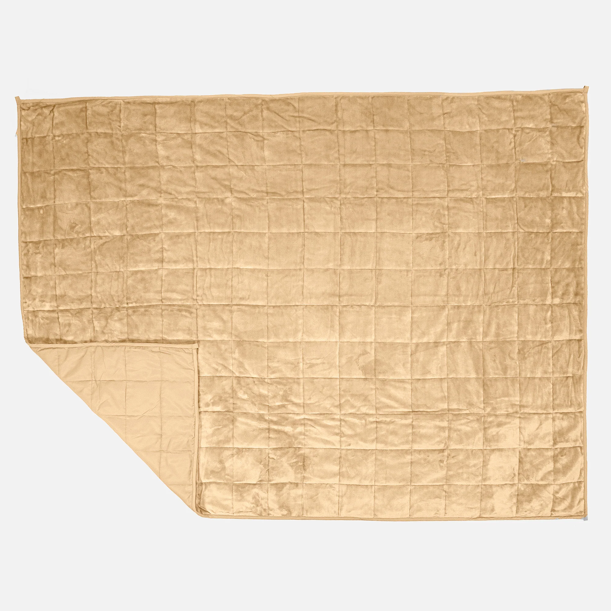 Gewichtsdecke für Erwachsene - Flanell-Fleece Nerzfarben - Image 3