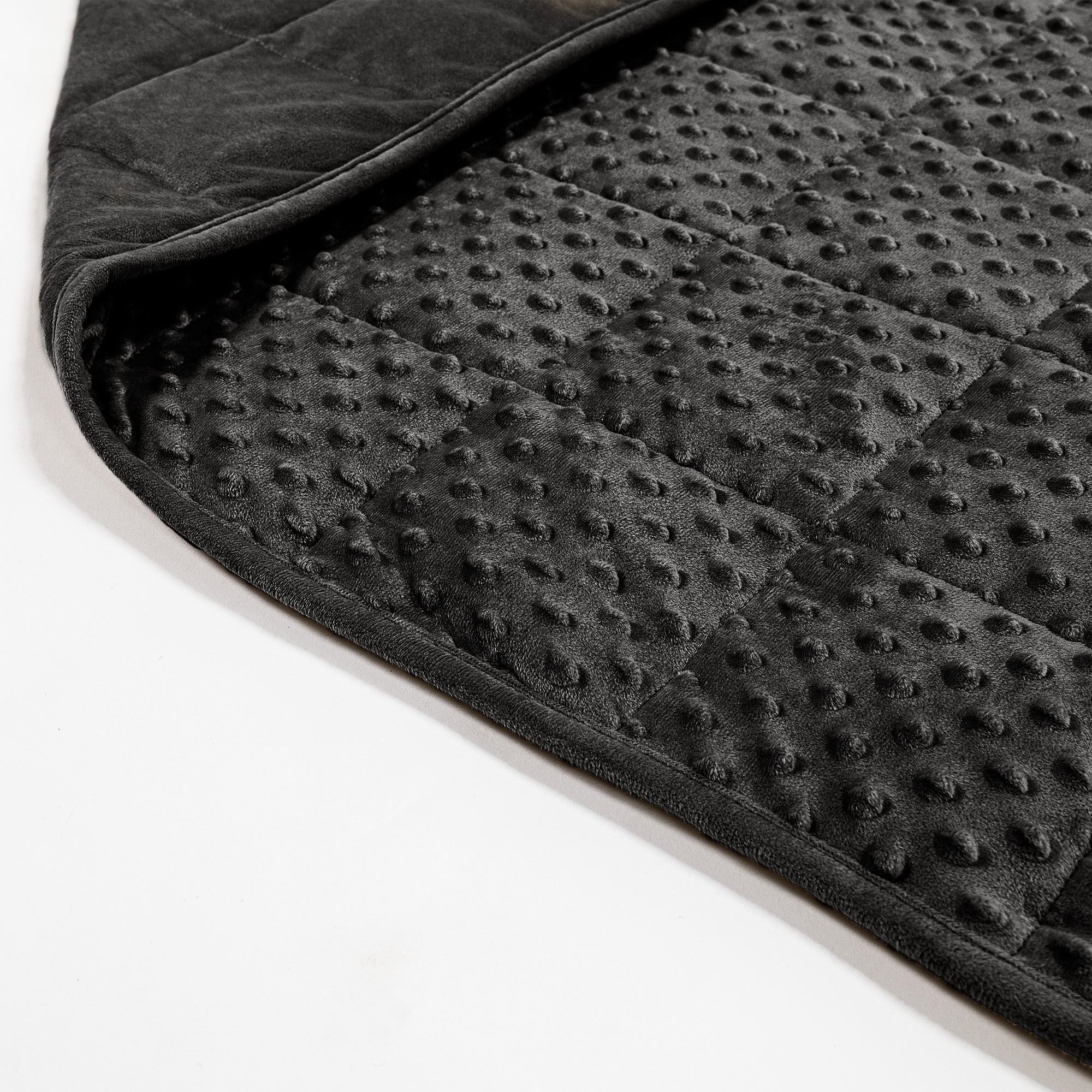 Gewichtsdecke für Erwachsene - Fleece-Gepunktet Grau - Image 2