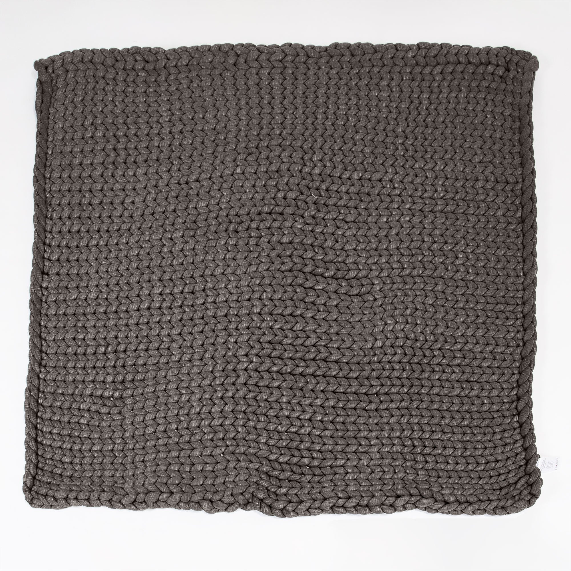 Gewichtsdecke für Erwachsene - Grobgestrickt Grau - Image 3
