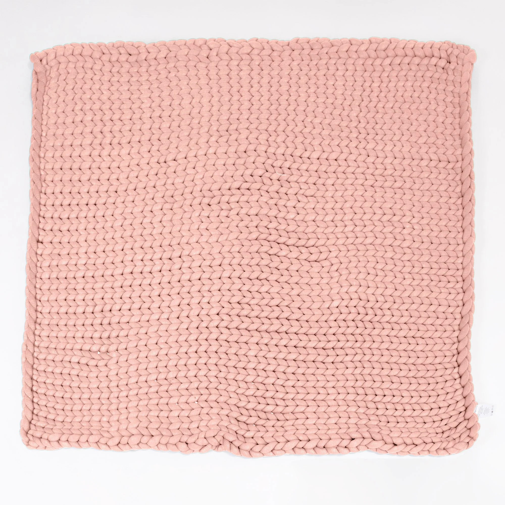 Gewichtsdecke für Erwachsene - Grobgestrickt Pastellrosa - Image 3
