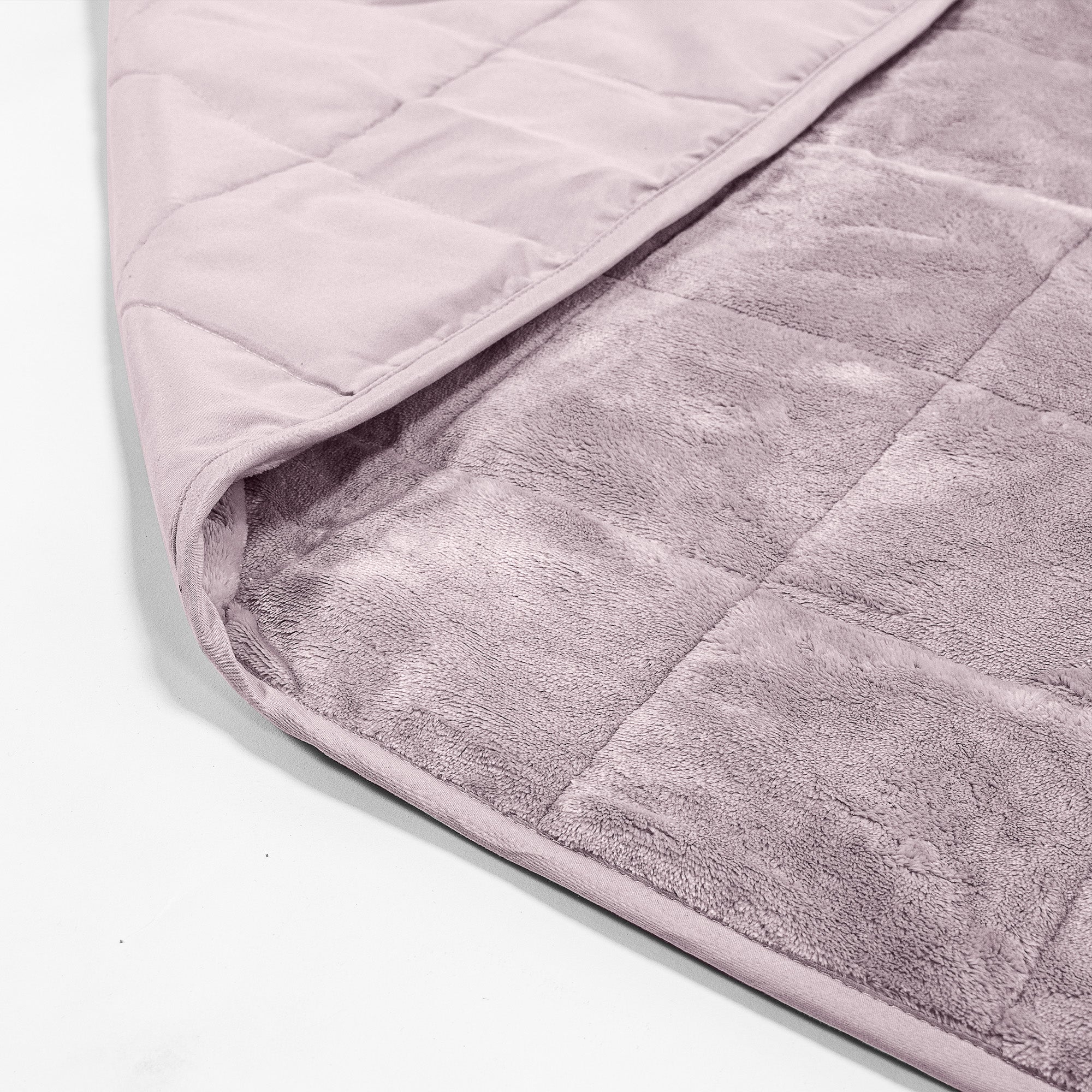 Gewichtsdecke für Kinder - Flanell-Fleece Blassrosa - Image 2
