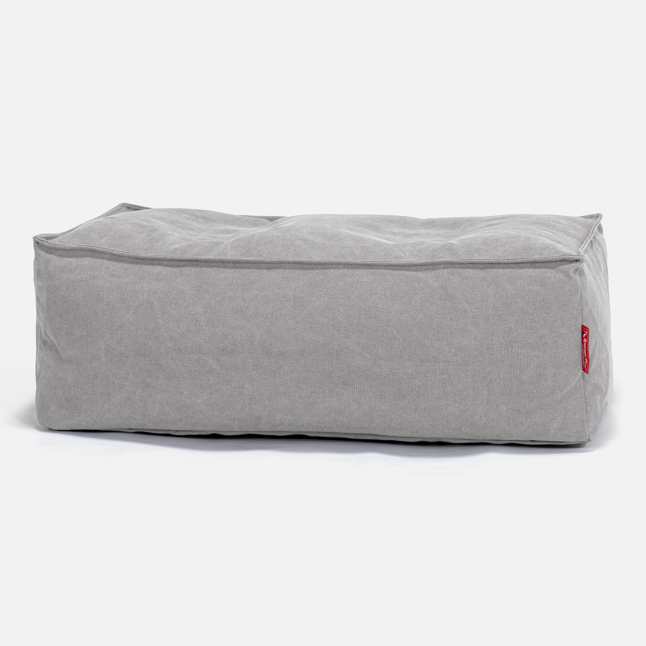 Groß Fußhocker Ersatz Bezug - Stonewashed-stoff - Image 3
