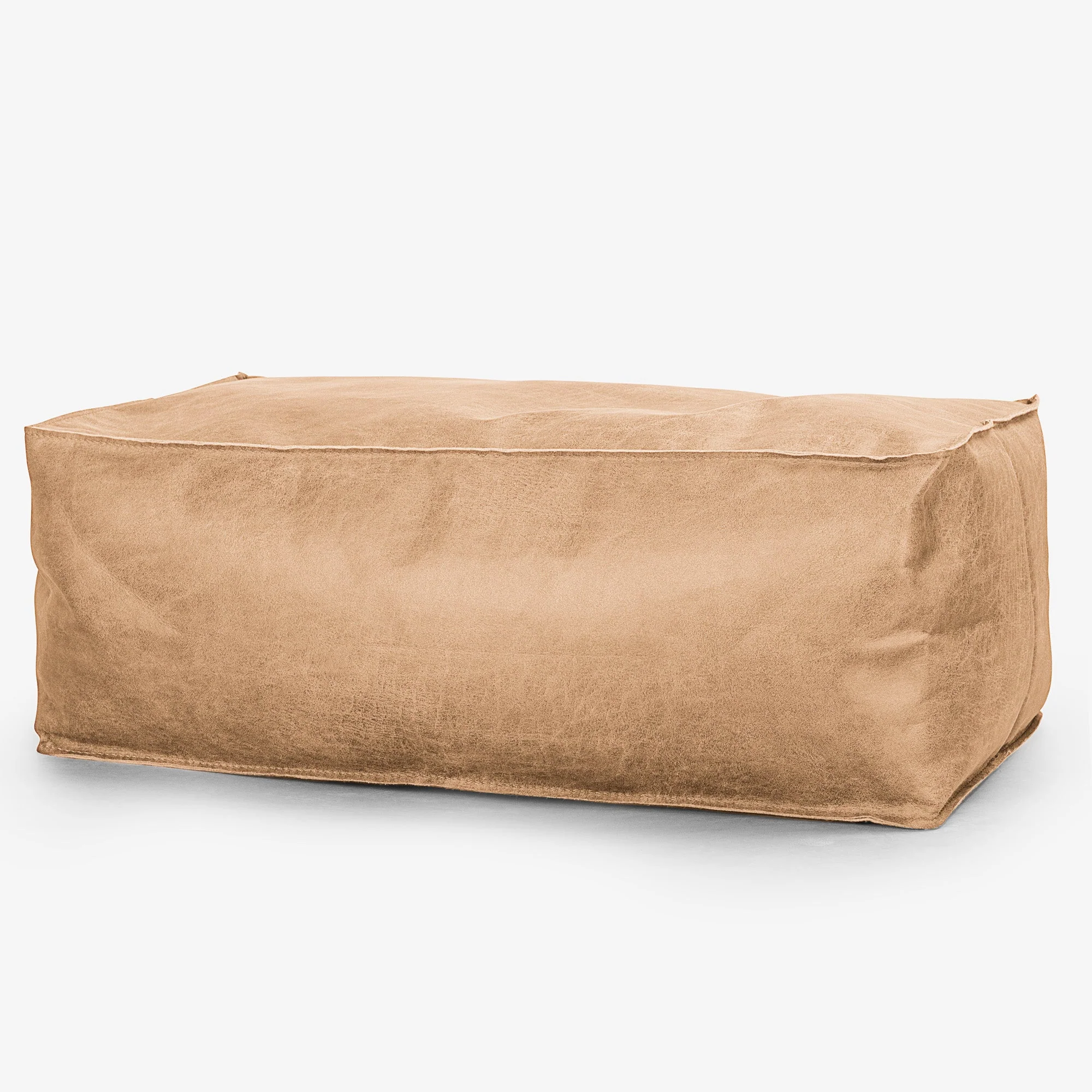 Groß Fußhocker Ersatz Bezug - Vintage Leder - Image 2