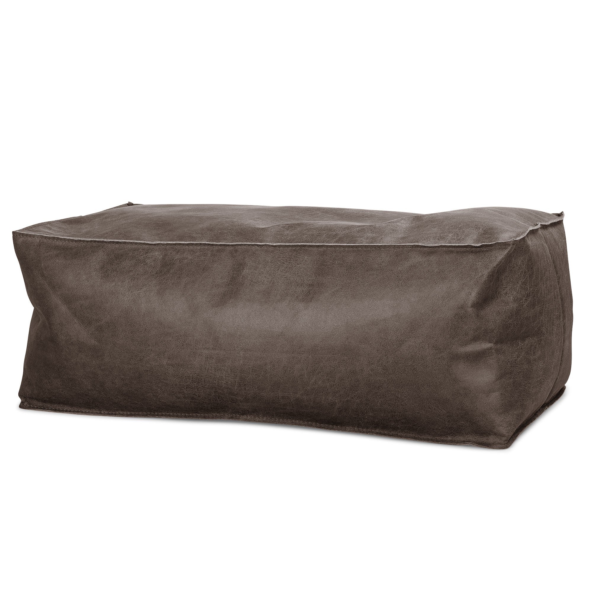 Groß Fußhocker Ersatz Bezug - Vintage Leder - Image 3