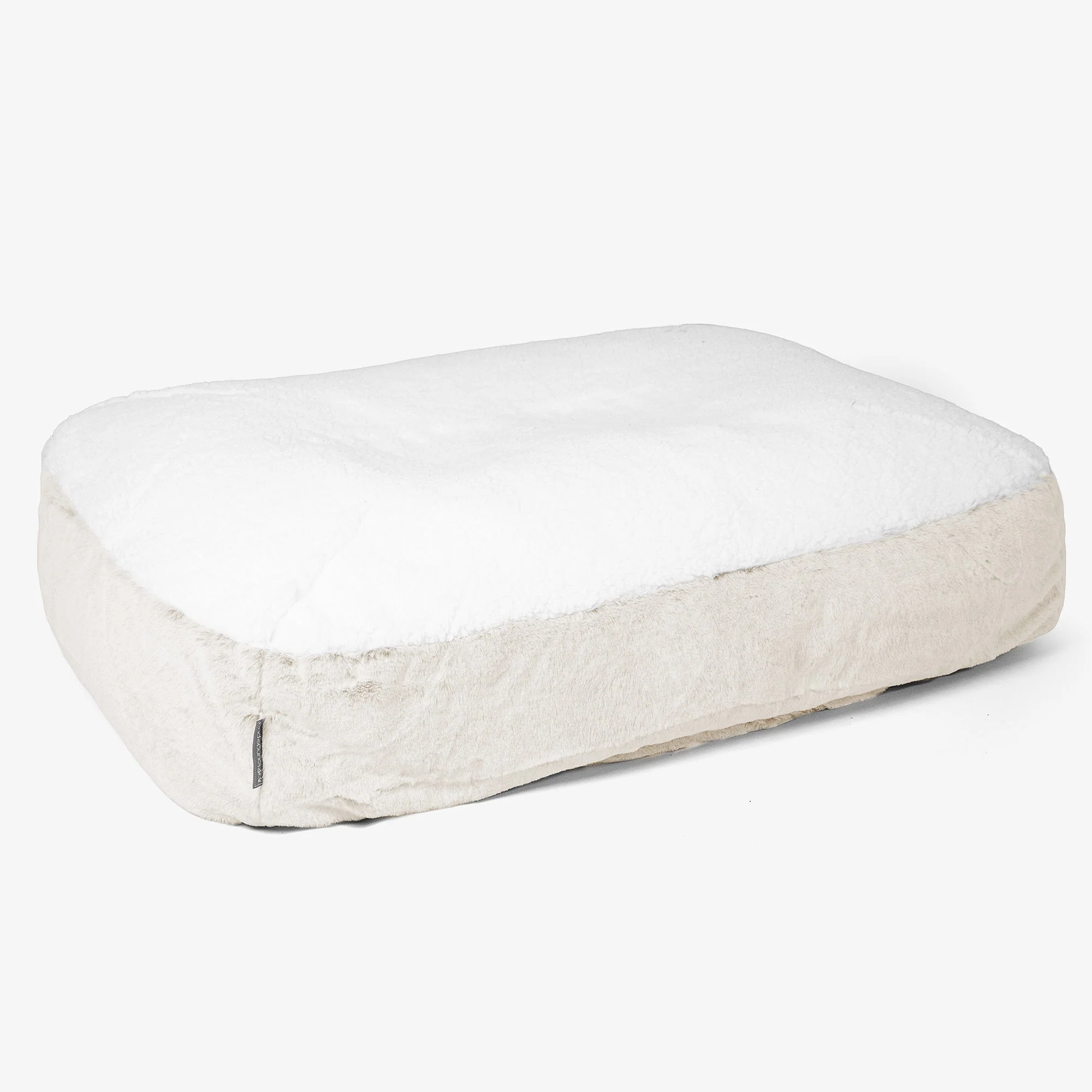Großes Slouchy Hundebett Ersatz Bezug - Kaninchen Kunstfell - Image 5