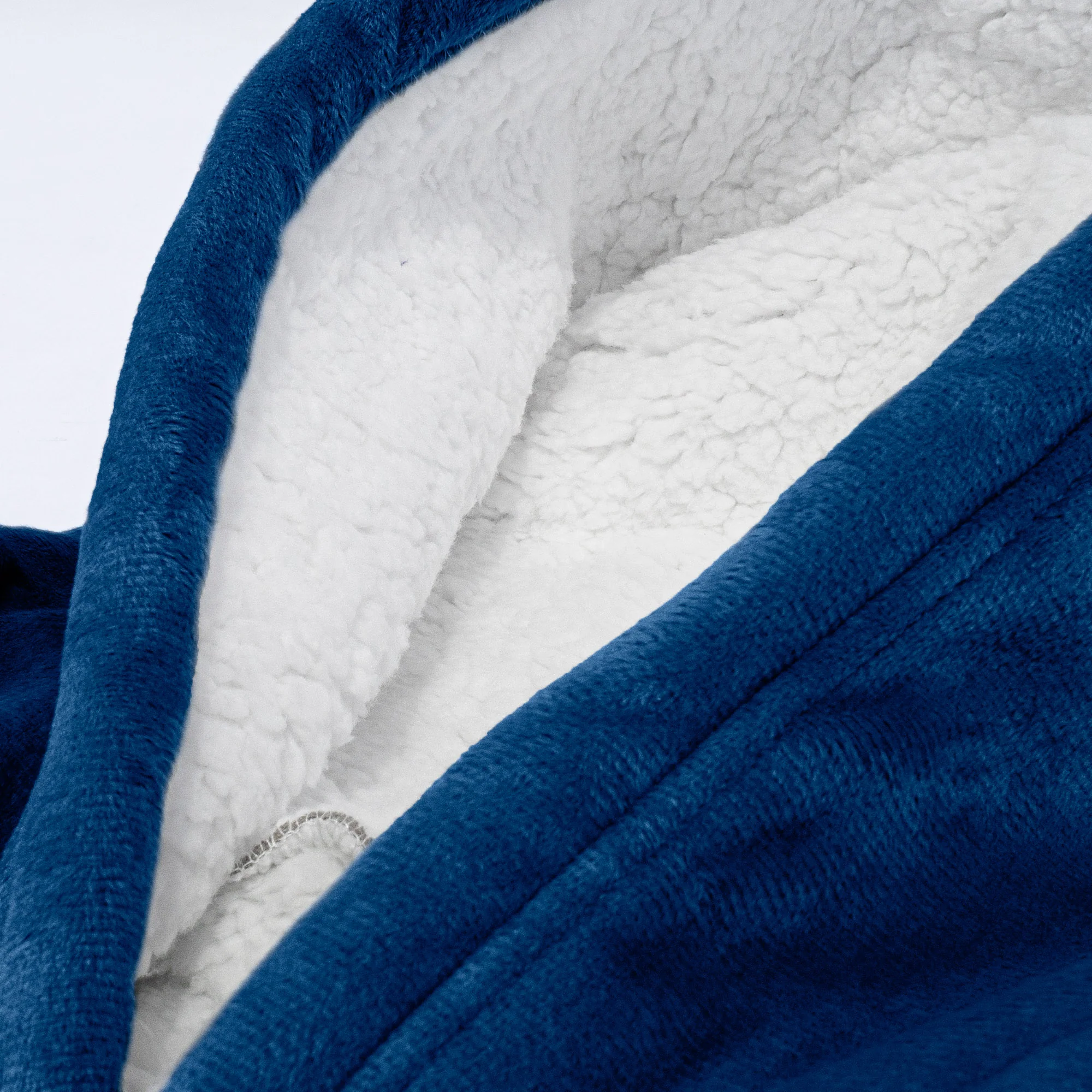 Hoodie Decke für Kinder - Fleece Dunkelblau - Image 6