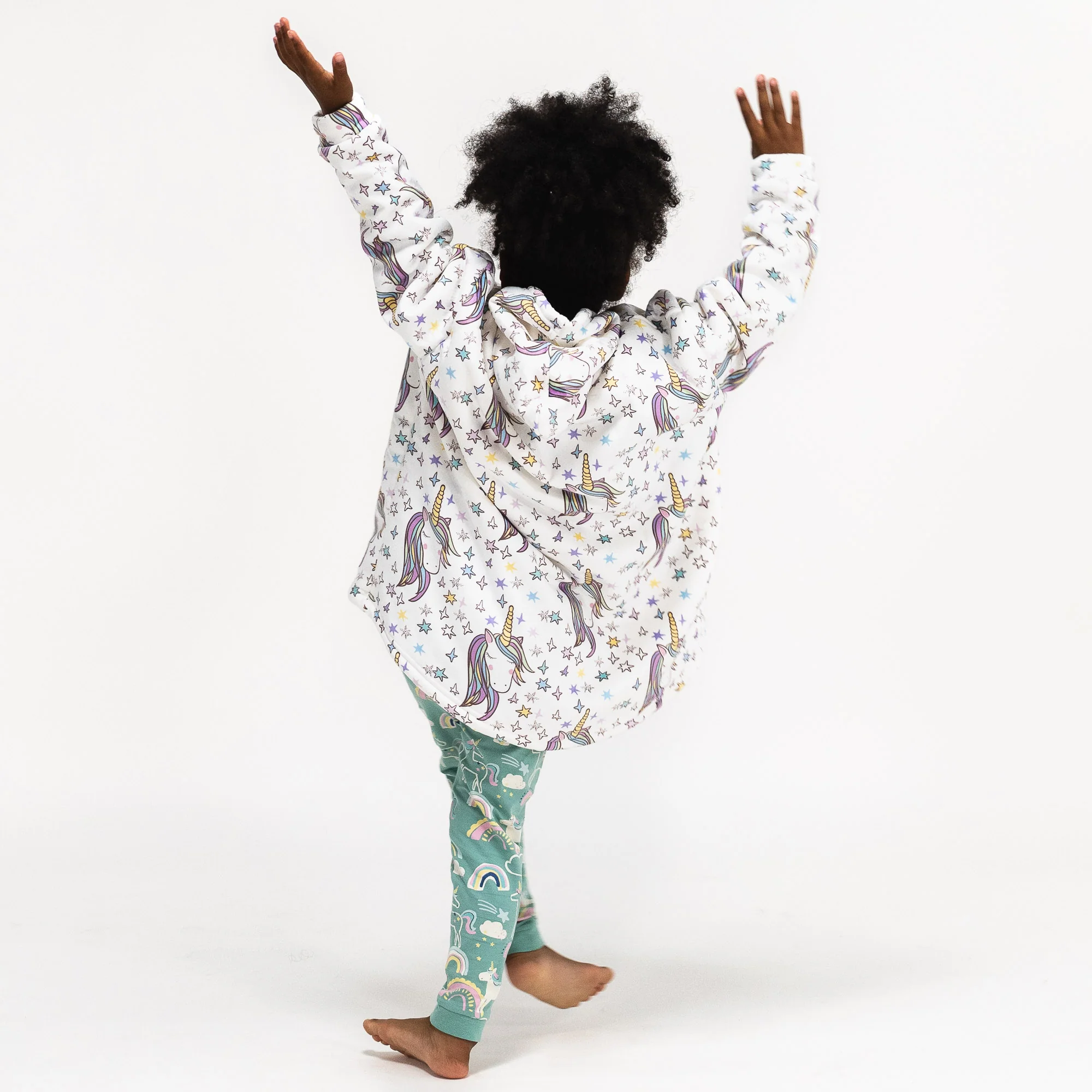 Hoodie Decke für Kinder - Fleece Einhorn - Image 4