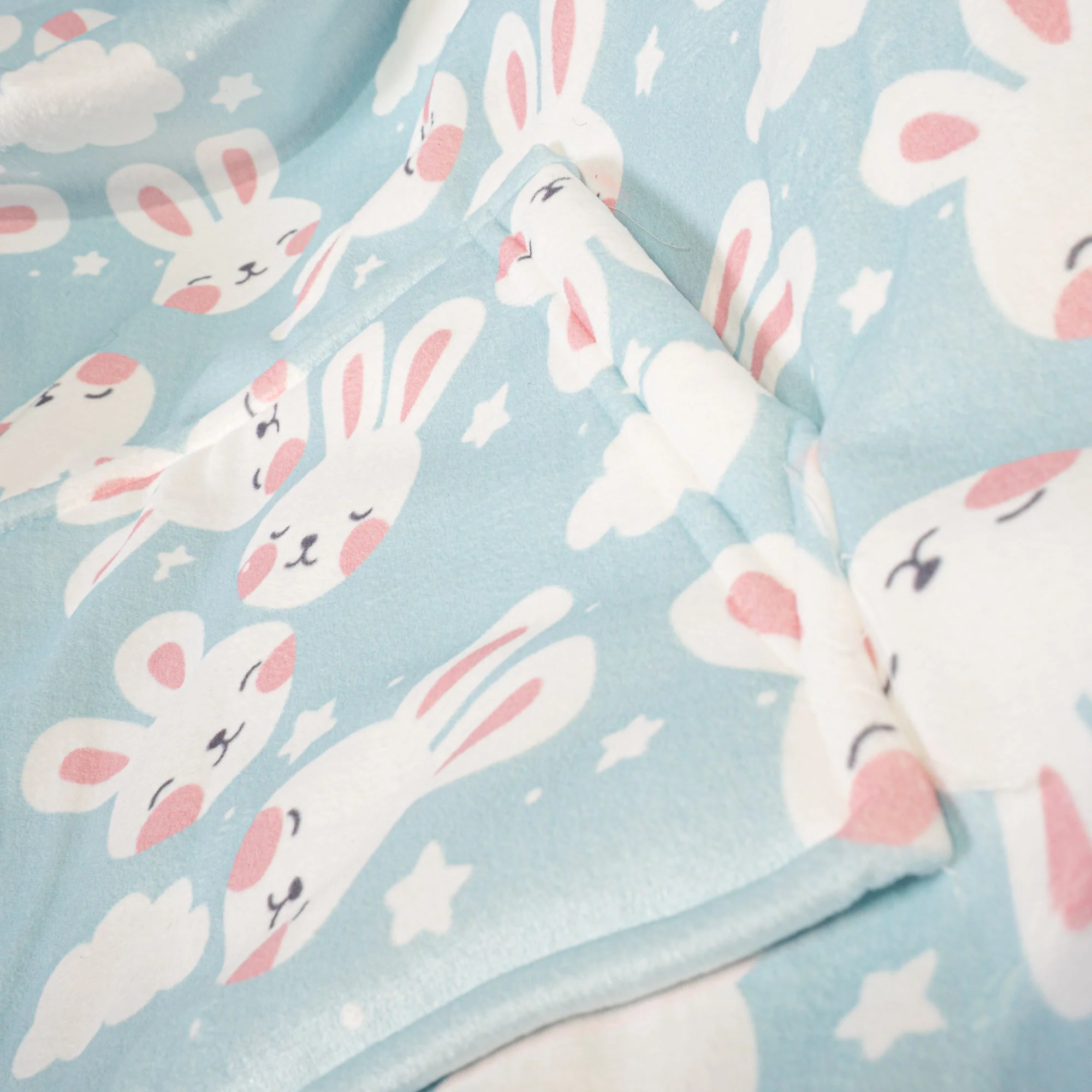 Hoodie Decke für Kinder - Fleece Hase - Image 5