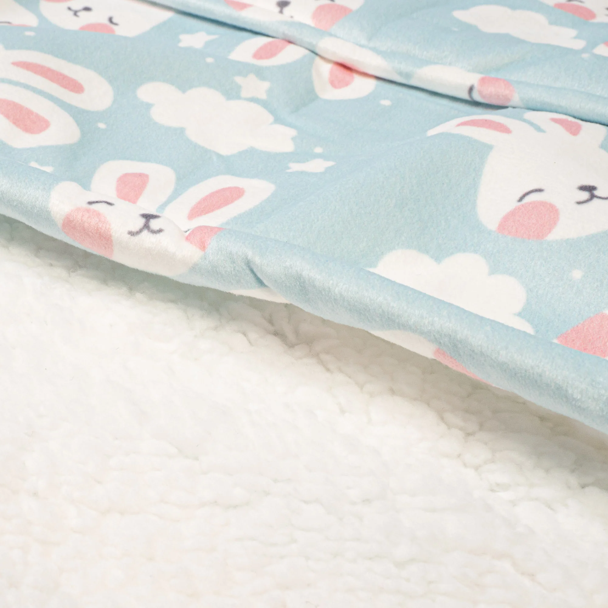 Hoodie Decke für Kinder - Fleece Hase - Image 6