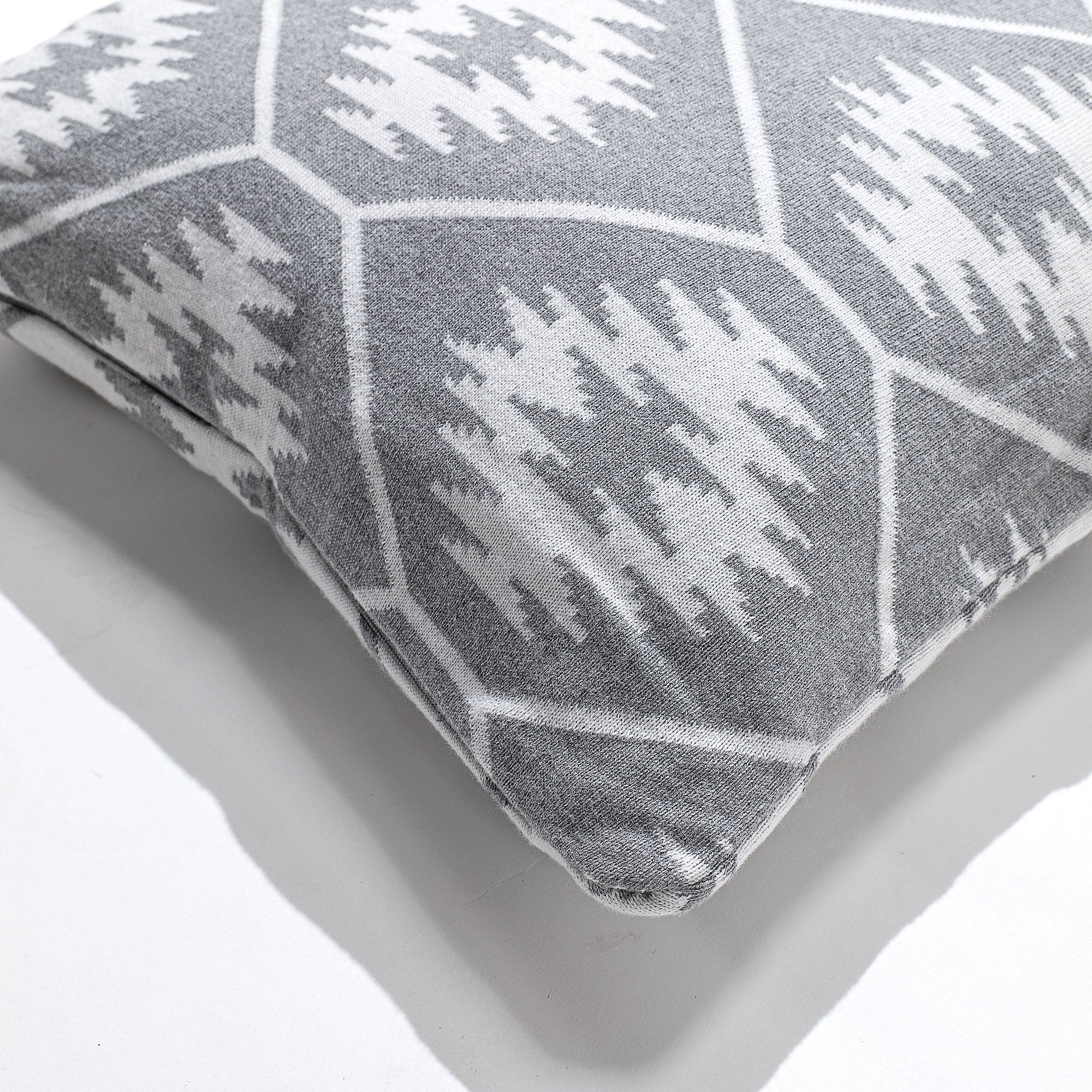 Dekokissen / Sofa Kissenbezug 47 x 47cm - Gestrickte Horizon - Image 4