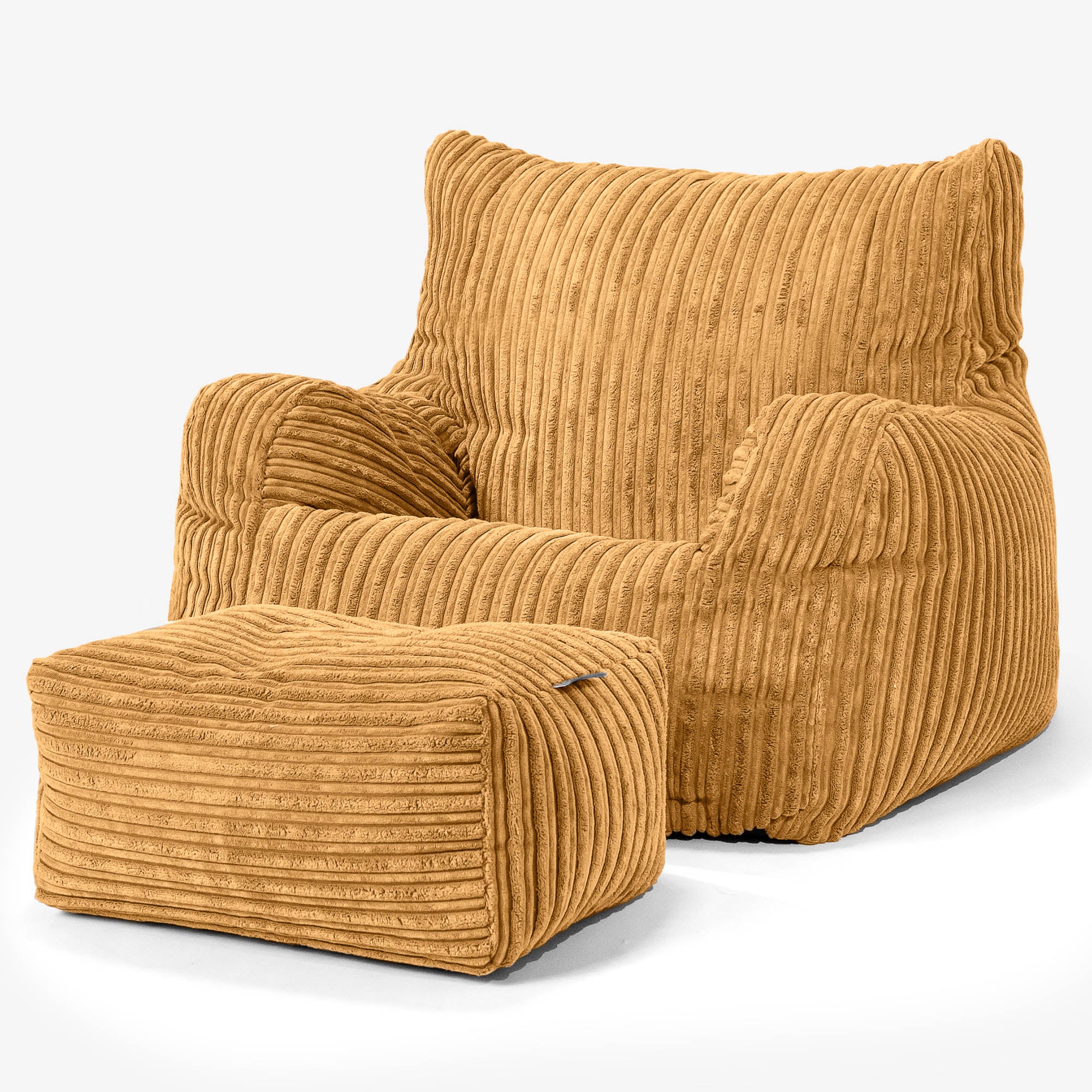 Josephine Sitzsack Ohrensessel - Cord Goldhonig - Image 2