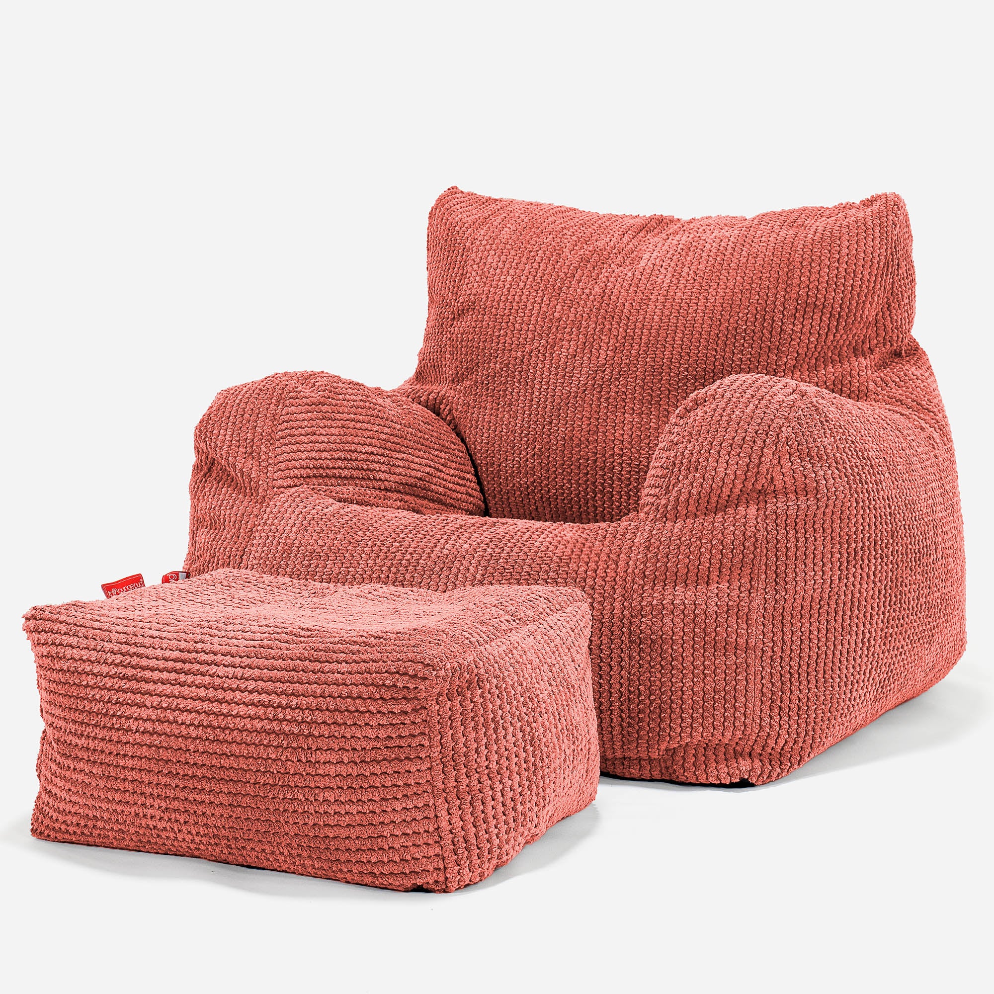 Josephine Sitzsack Ohrensessel - Pom-Pom Kürbisorange - Image 2
