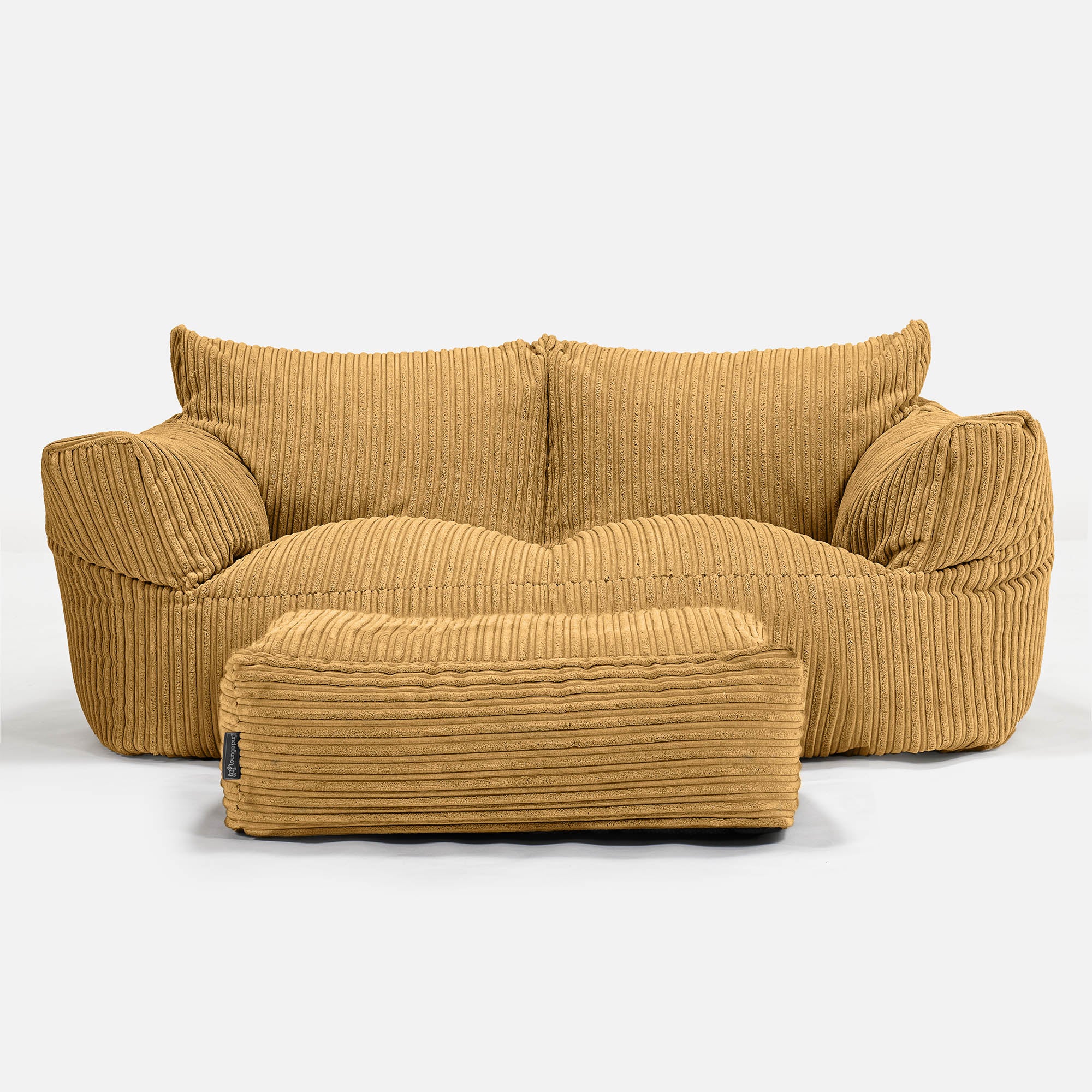 Josephine Sitzsack Sofa - Cord Goldhonig - Image 2